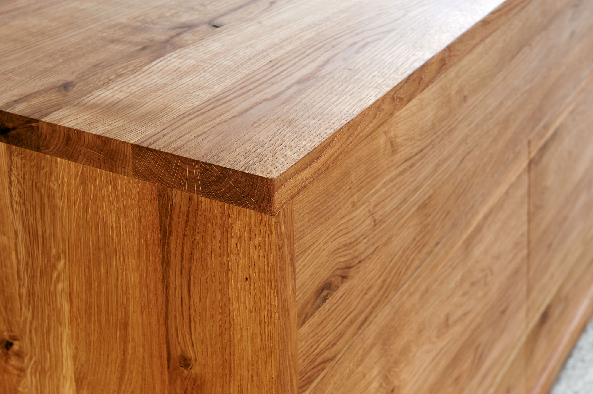 Wooden Designer Sideboard LINEA VDC8868 custom made in solid wood by vitamin design