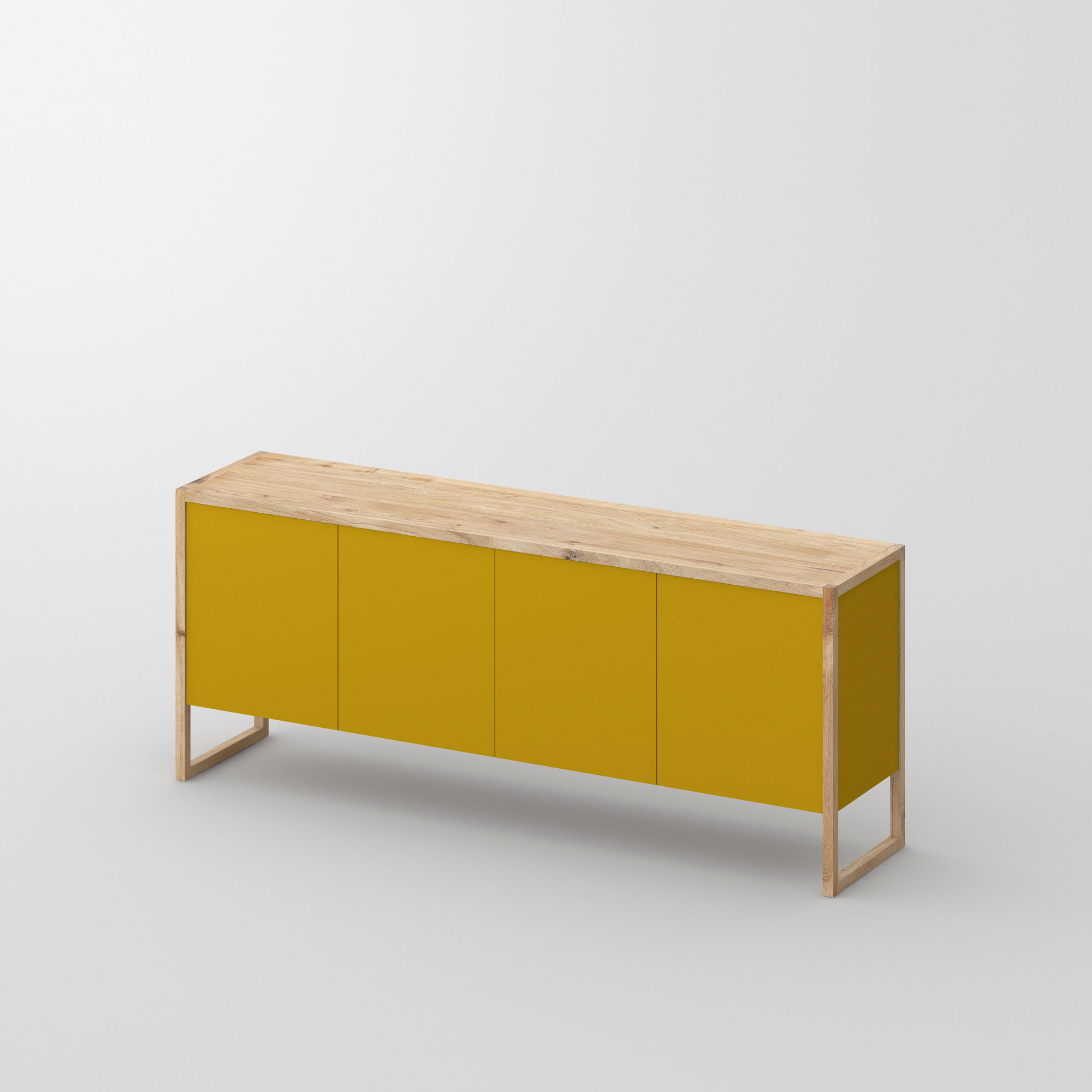 BIO-MDF Wood Sideboard SENA cam1 custom made in solid wood by vitamin design