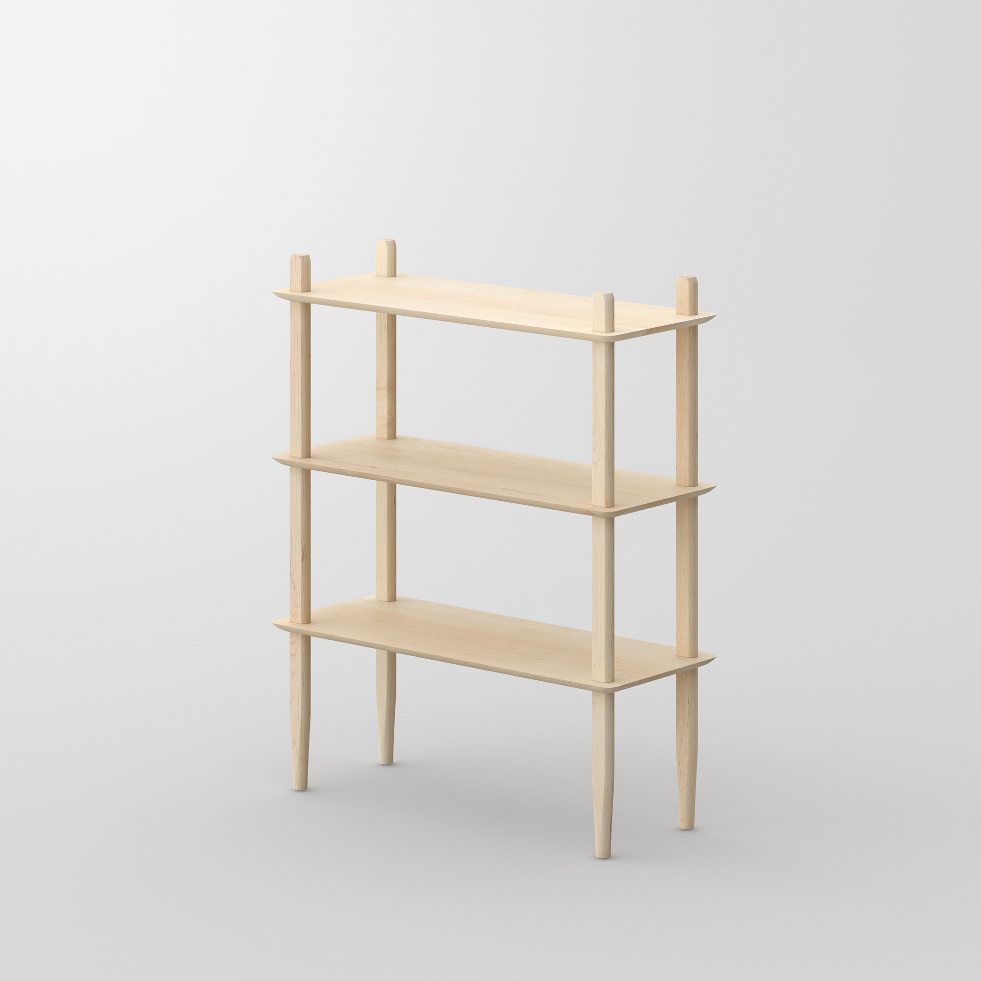 Design Shelf AETAS vitamin-design custom made in solid wood by vitamin design