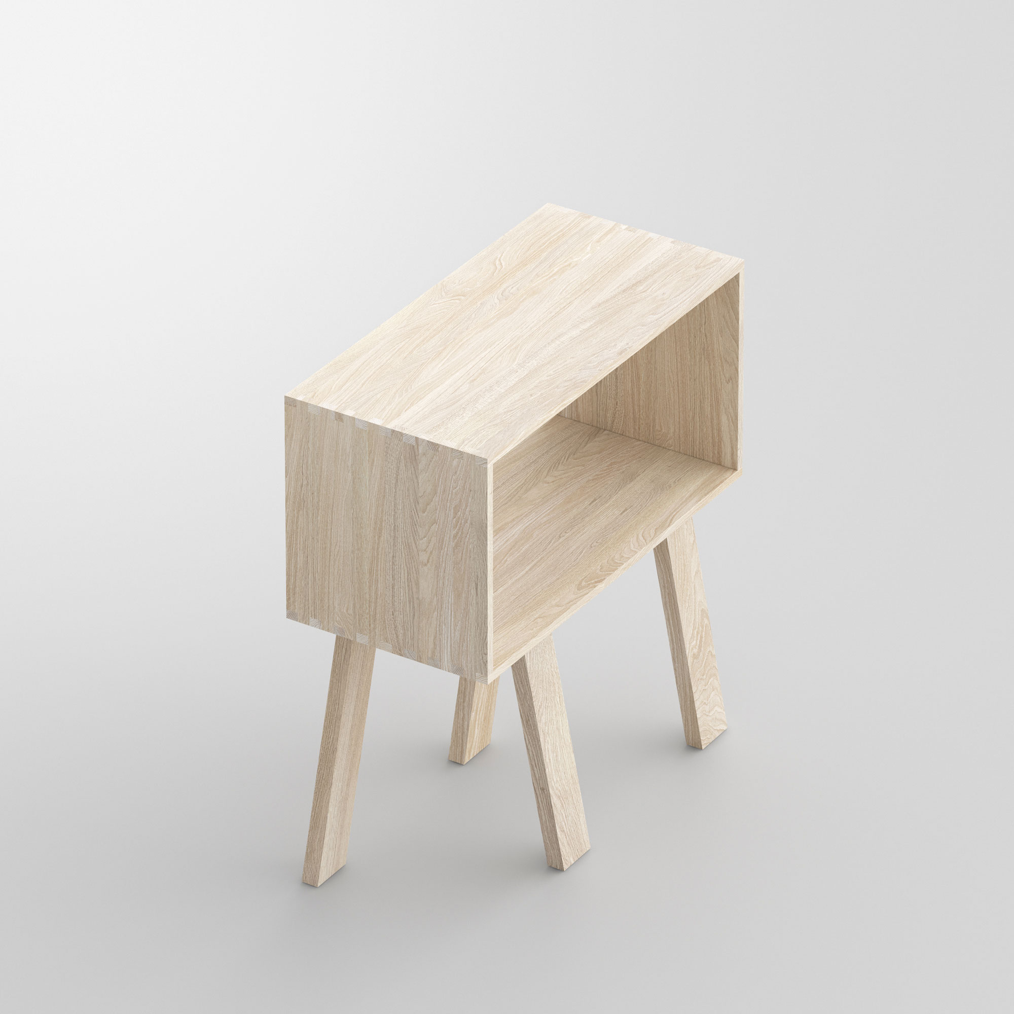 Solid Wood Shelf GO RW 0000 custom made in solid wood by vitamin design
