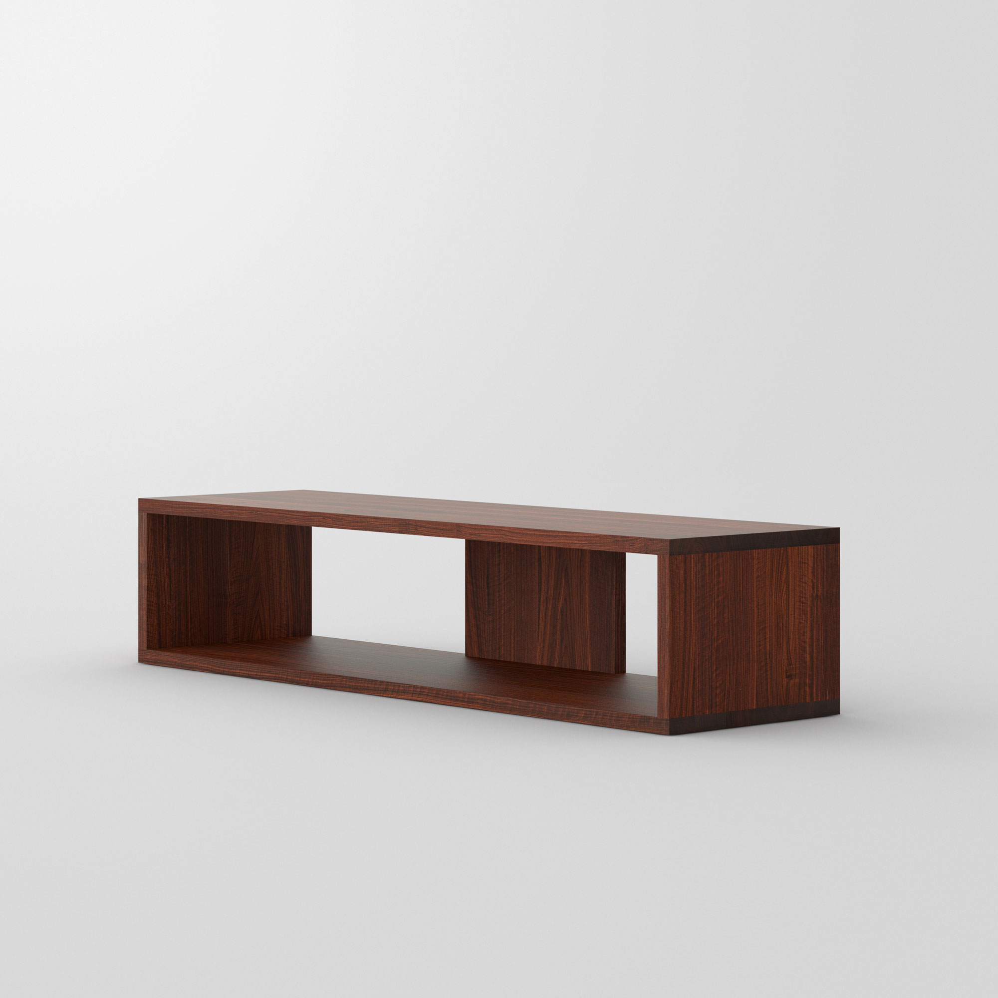 TV Shelf MENA TV cam2 custom made in solid wood by vitamin design