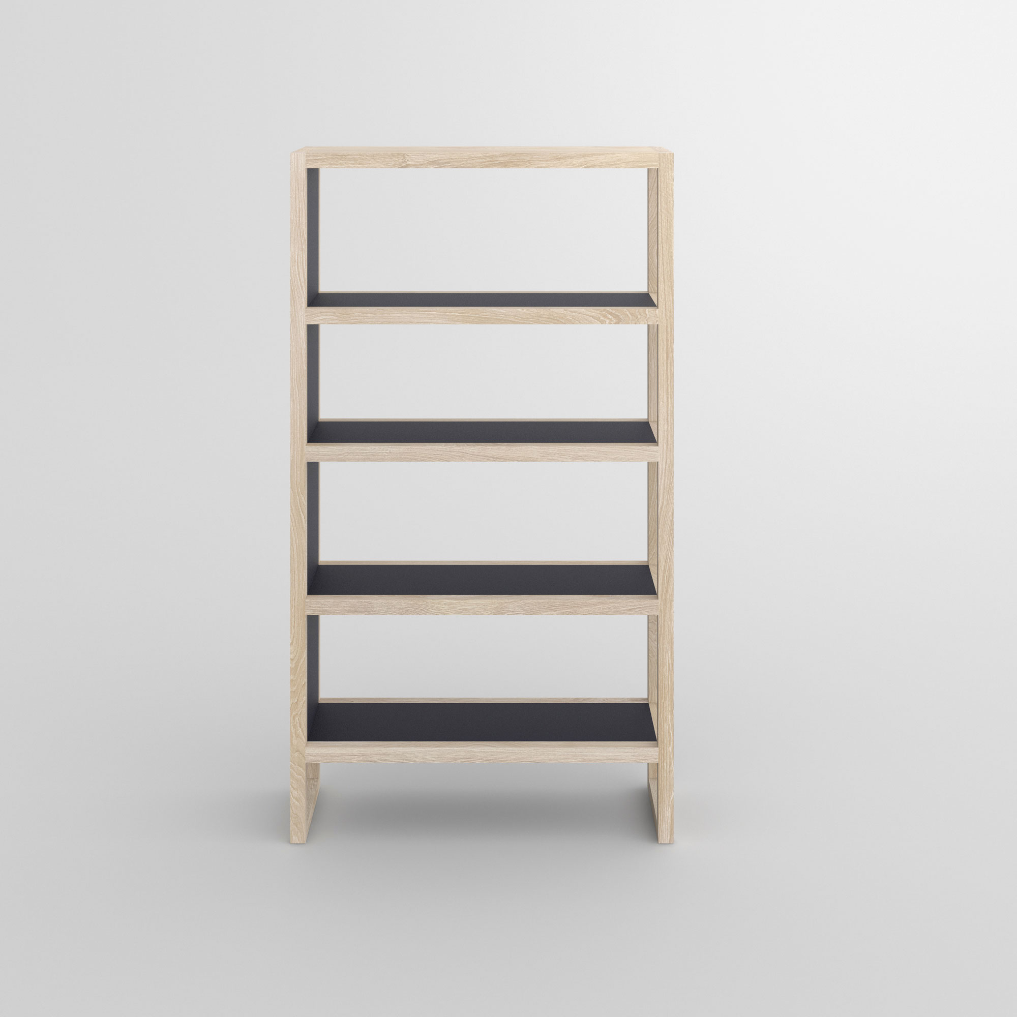 Linoleum Wood Shelf SENA cam2 custom made in solid wood by vitamin design