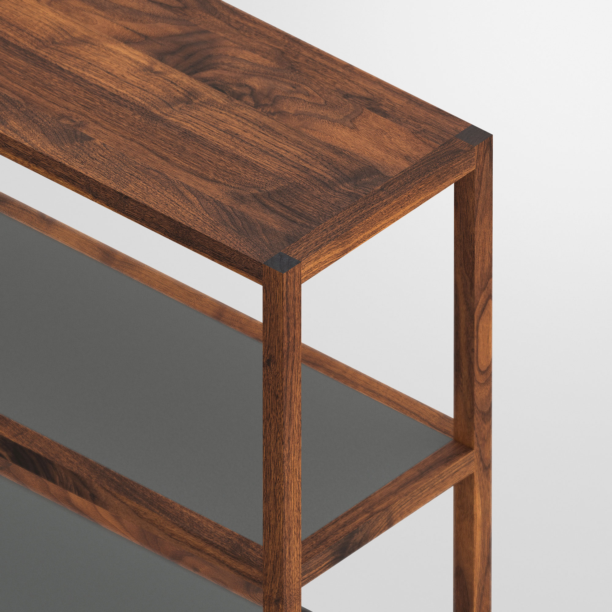 Linoleum Wood Shelf SENA cam4 custom made in solid wood by vitamin design