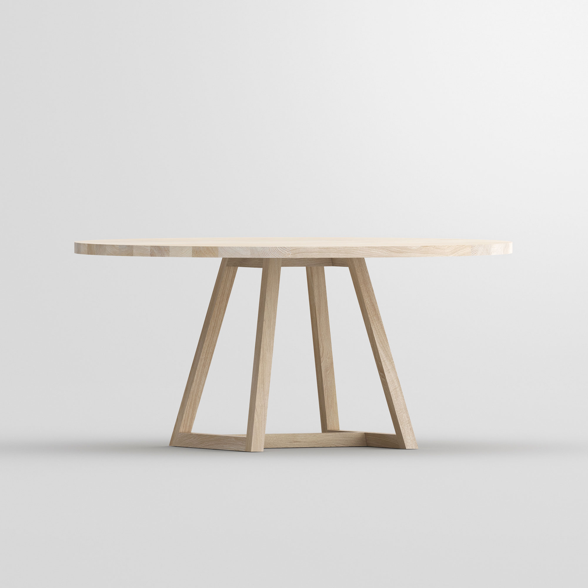 Round Table MARGO ROUND cam2 custom made in solid wood by vitamin design