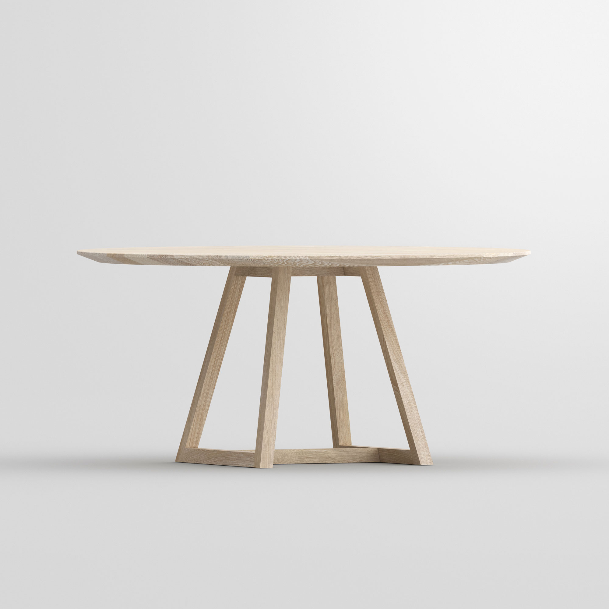 Round Table MARGO ROUND cam2 custom made in solid wood by vitamin design