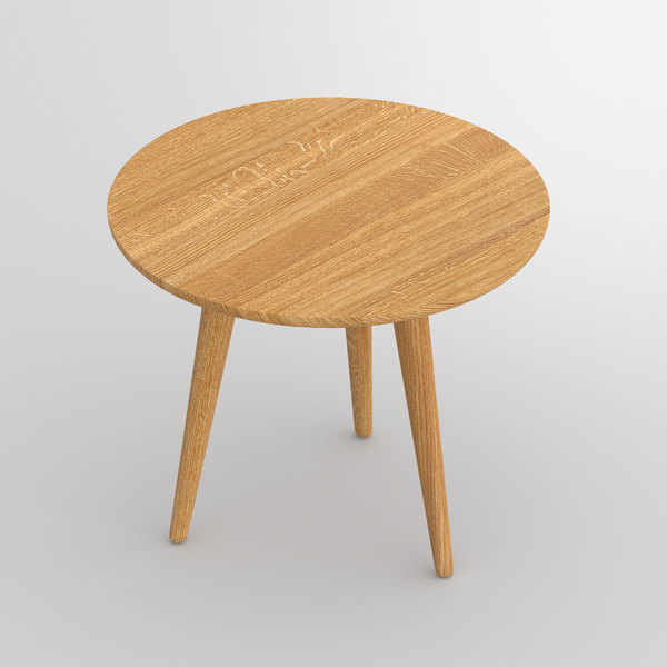 Round Coffee Table AMBIO ROUND vitamin-design custom made in solid wood by vitamin design