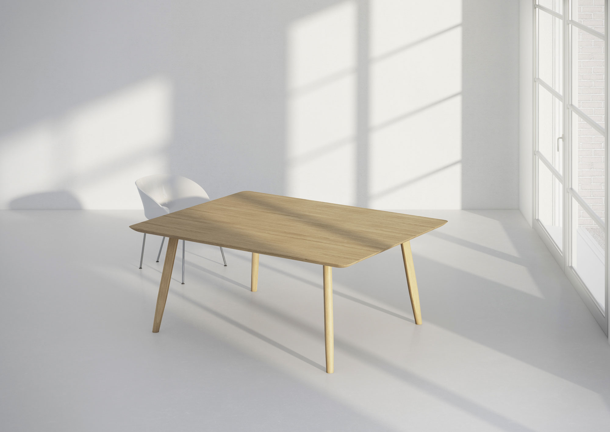 Designer Solid Wood Table AETAS vitamin-design custom made in solid wood by vitamin design