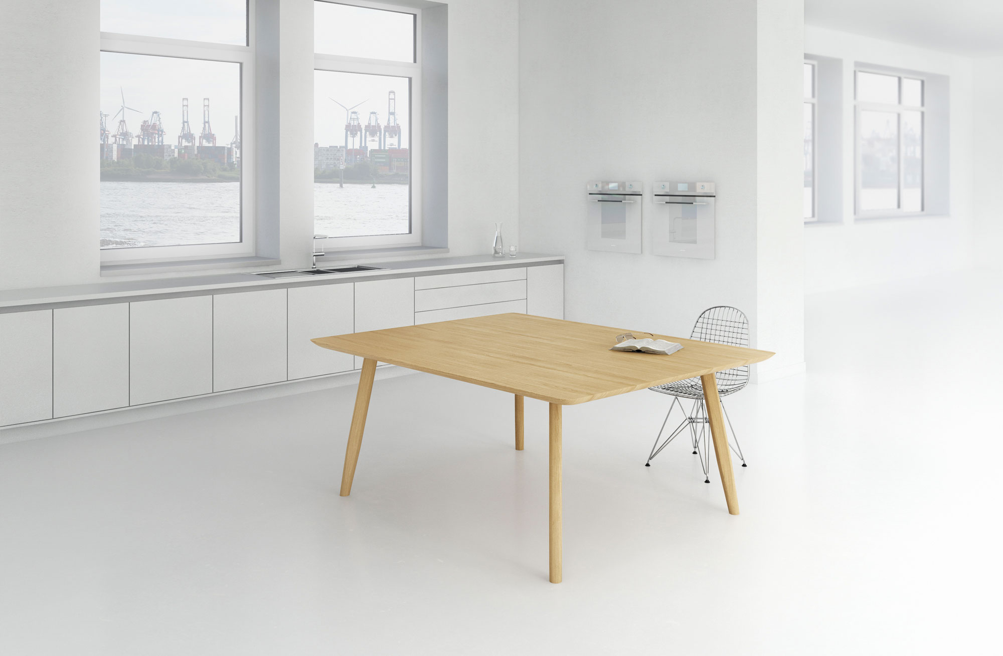Designer Solid Wood Table AETAS vitamin-design custom made in solid wood by vitamin design