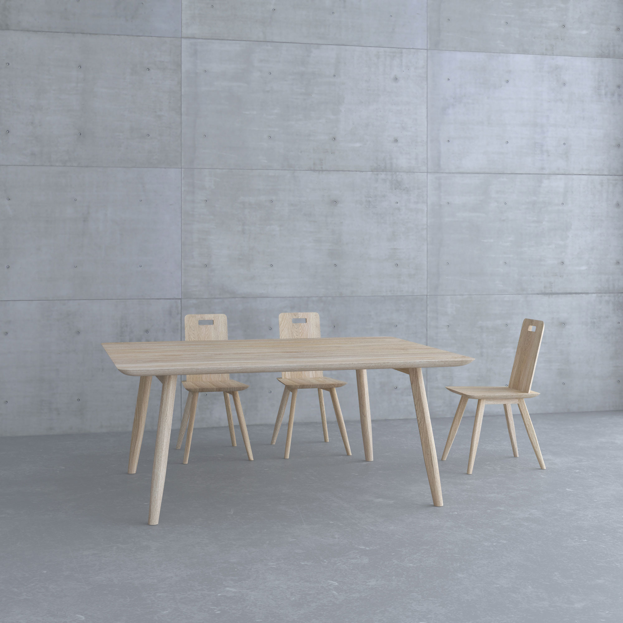 Designer Solid Wood Table AETAS vitamin-design custom made in solid wood by vitamin design
