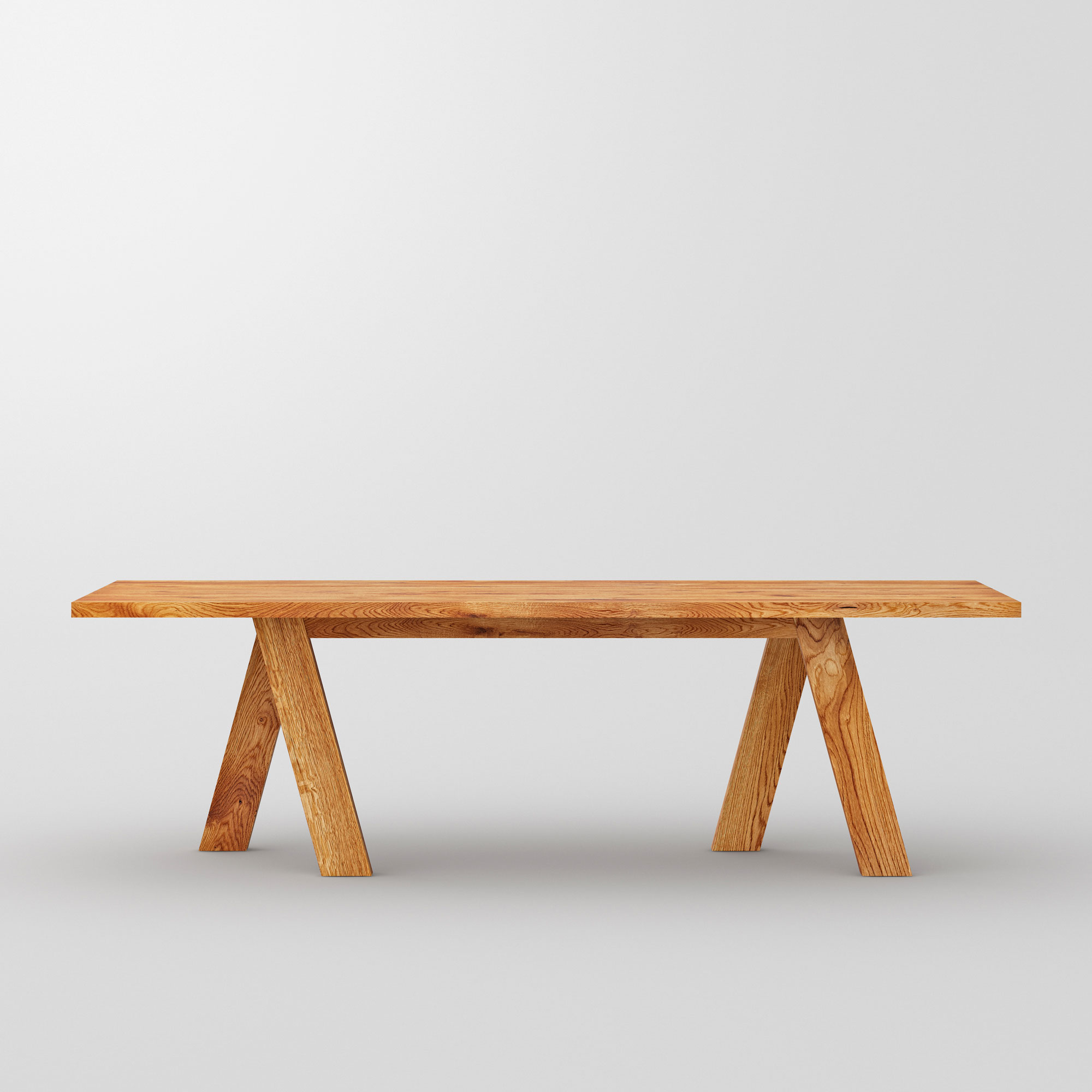 Unique Designer Table GO cam2 custom made in solid wood by vitamin design