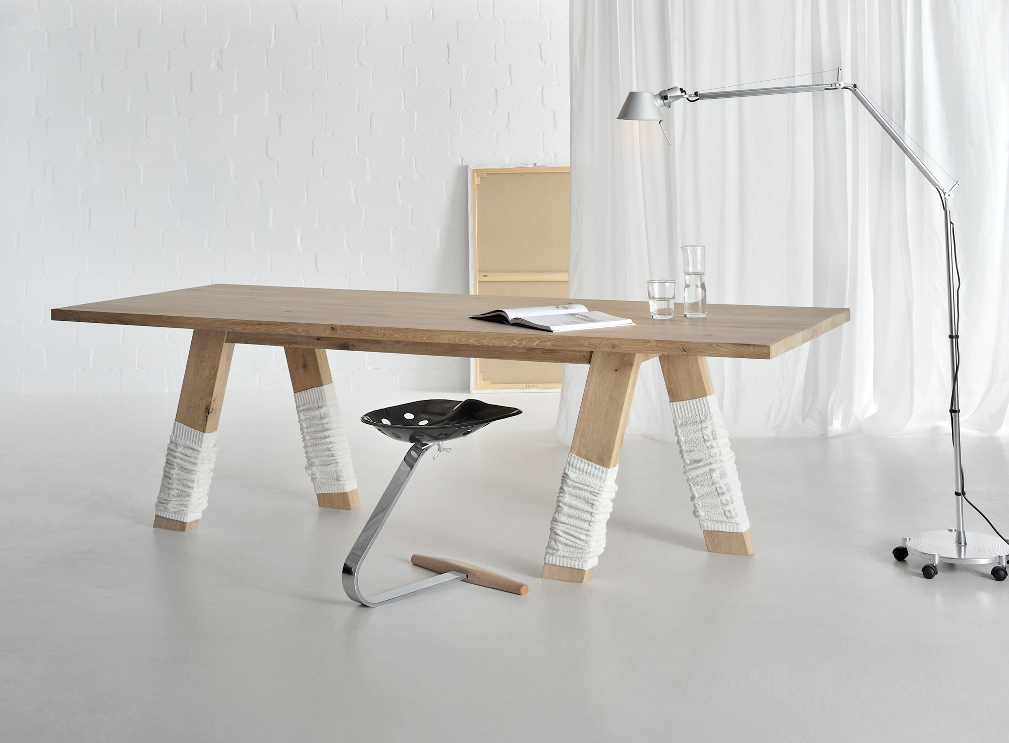 Unique Designer Table GO 3201a1 custom made in solid wood by vitamin design