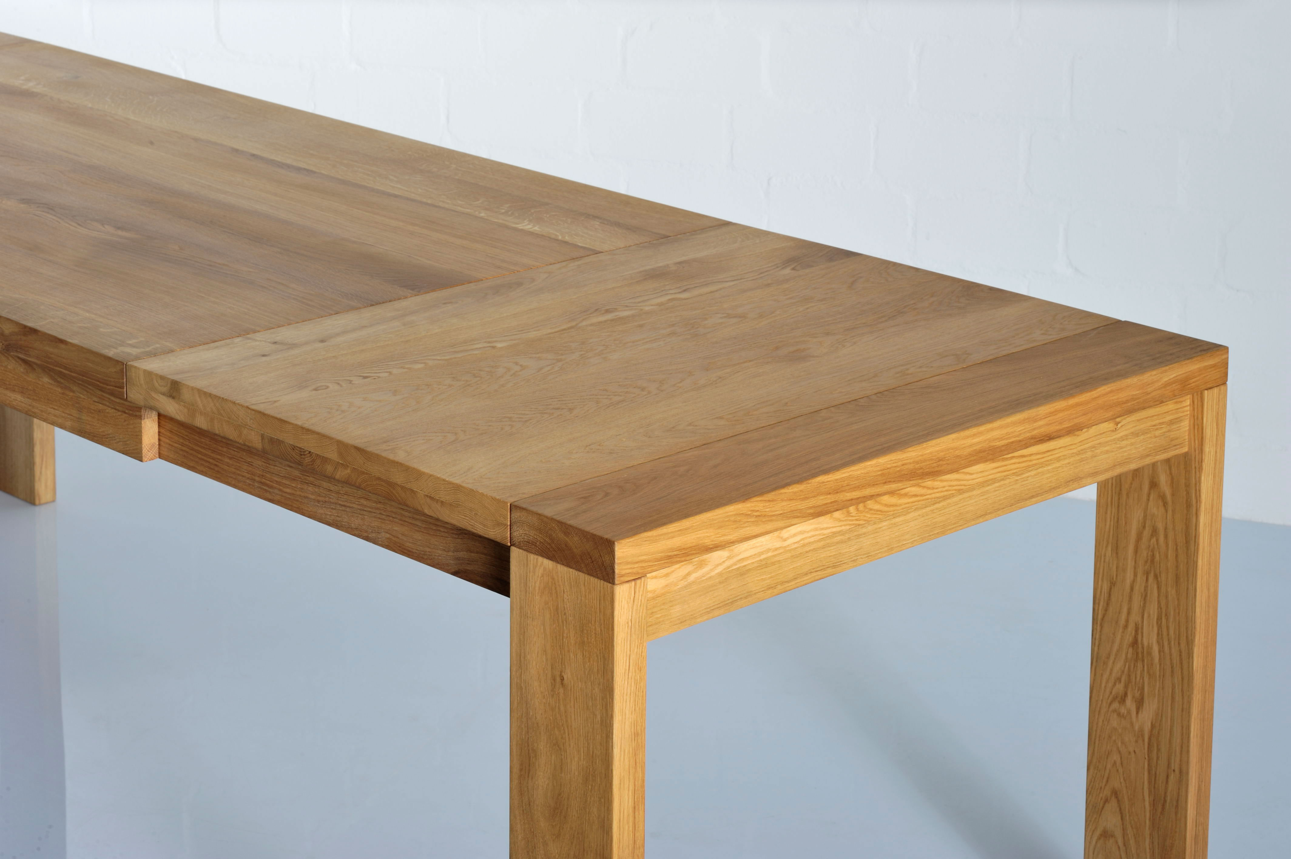 Extendable Table LUNGO 3241 custom made in solid wood by vitamin design