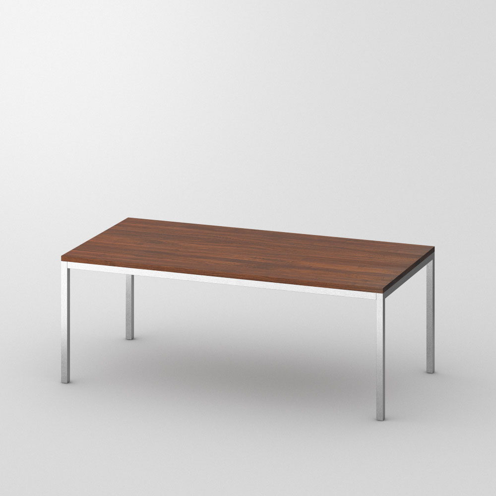 Stainless steel new arrivals and wood table