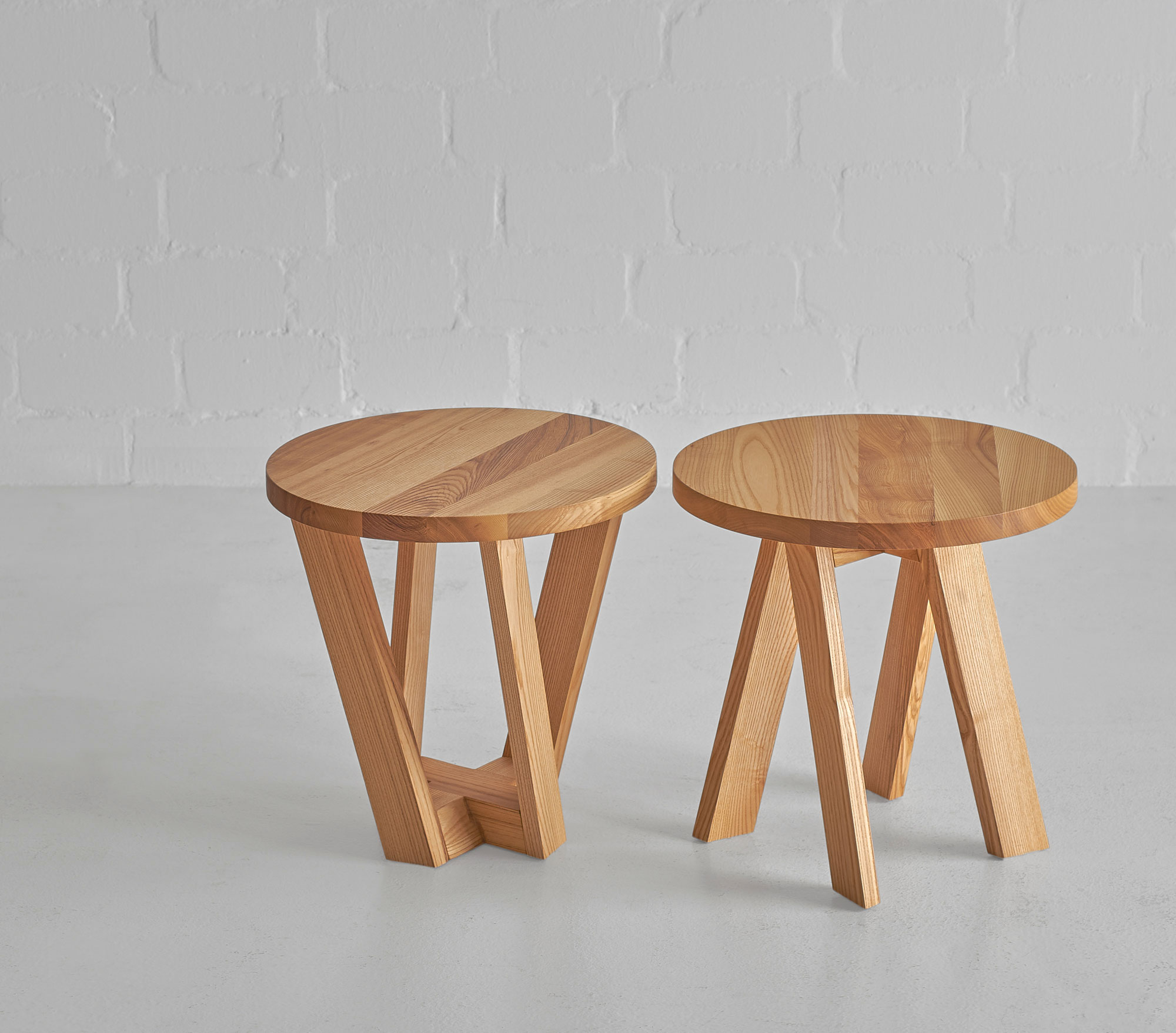 Designer Coffee Table ZIRKEL V PC0011 custom made in solid wood by vitamin design