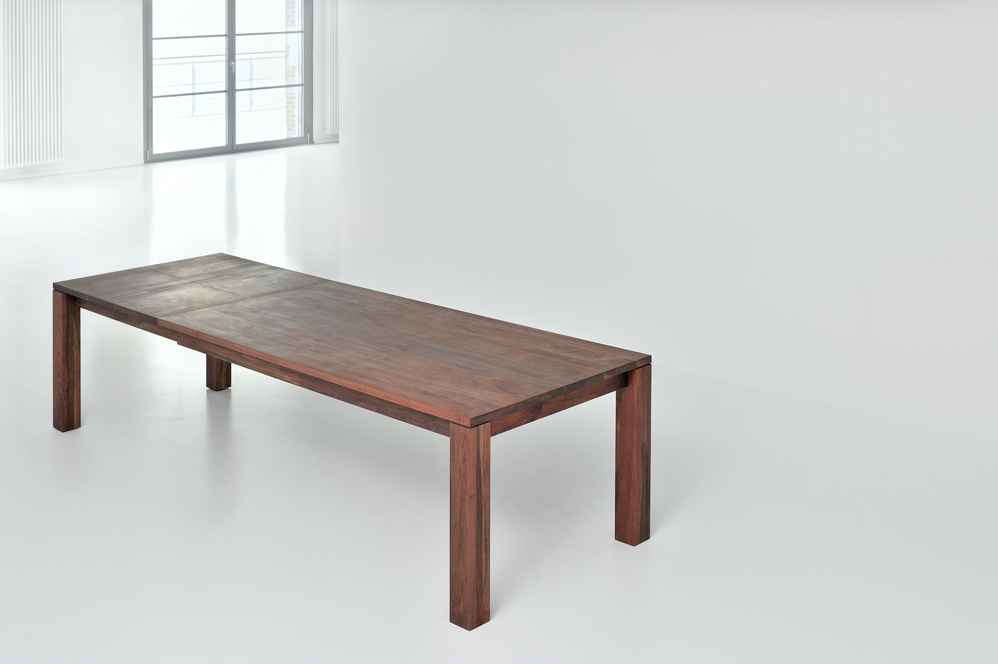 Pull-out Solid Wood Table LIVING BUTTERFLY 2679 custom made in solid wood by vitamin design