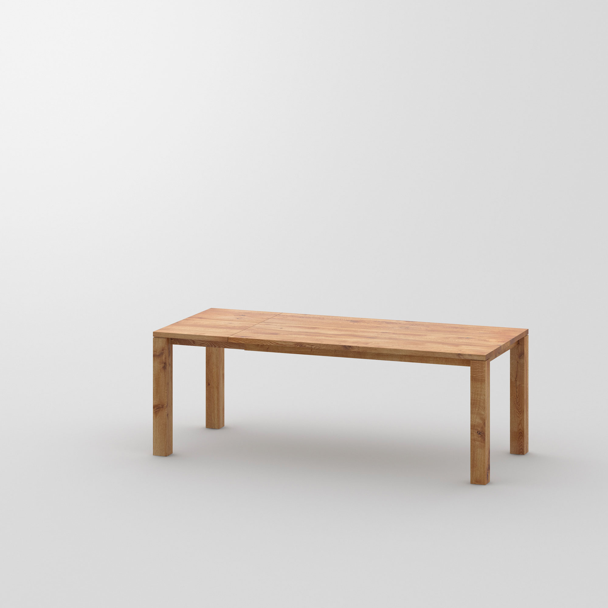 Pull-out Solid Wood Table LIVING BUTTERFLY cam1 custom made in solid wood by vitamin design