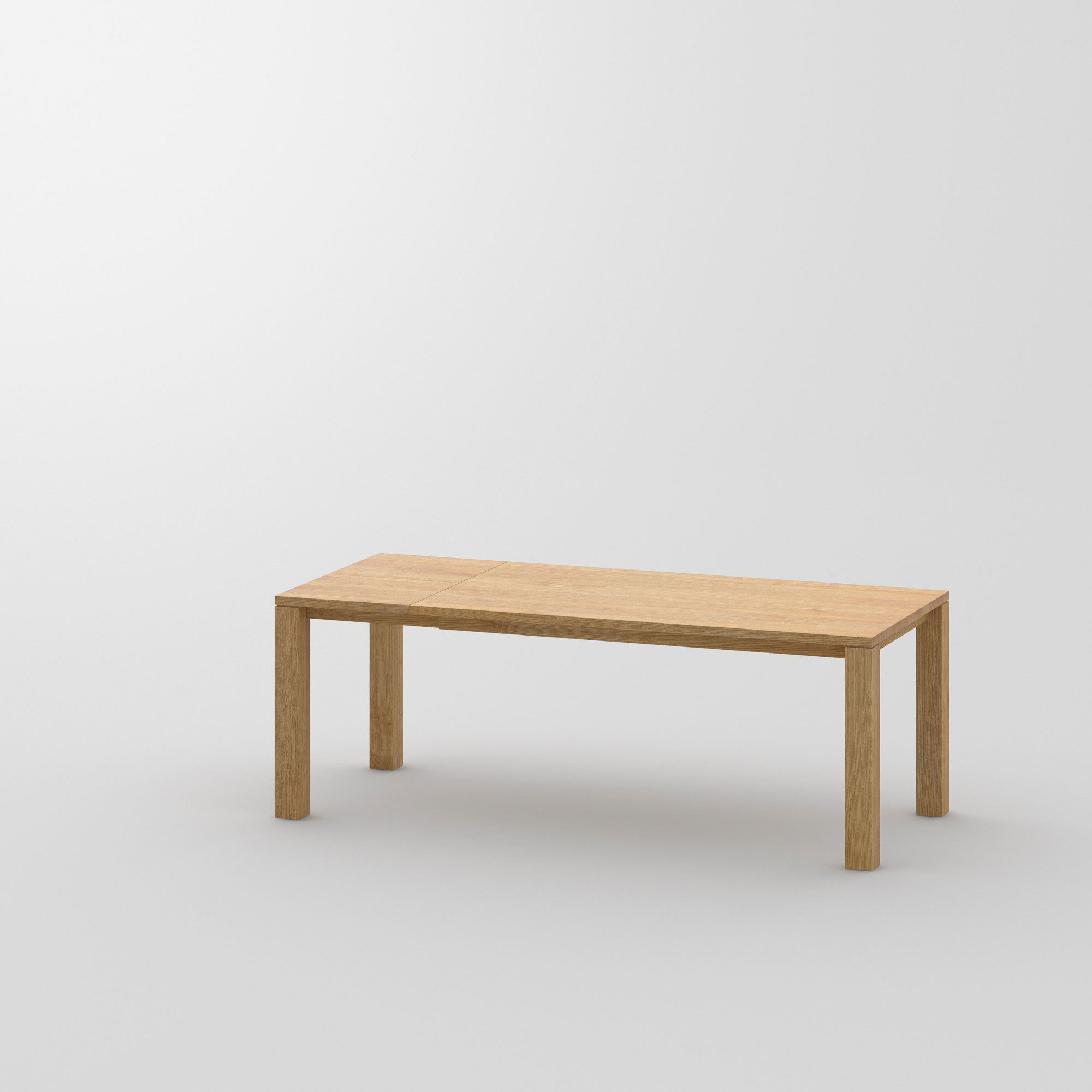 Pull-out Solid Wood Table LIVING BUTTERFLY cam1 custom made in solid wood by vitamin design