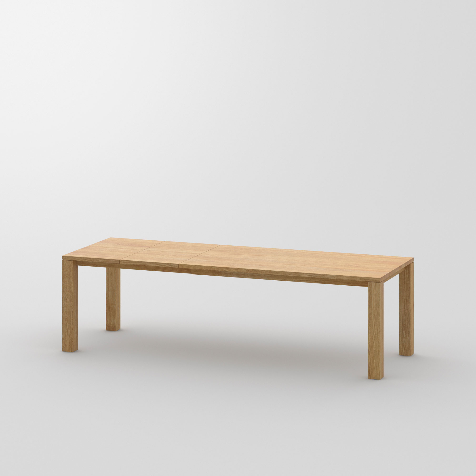 Pull-out Solid Wood Table LIVING BUTTERFLY cam4 custom made in solid wood by vitamin design