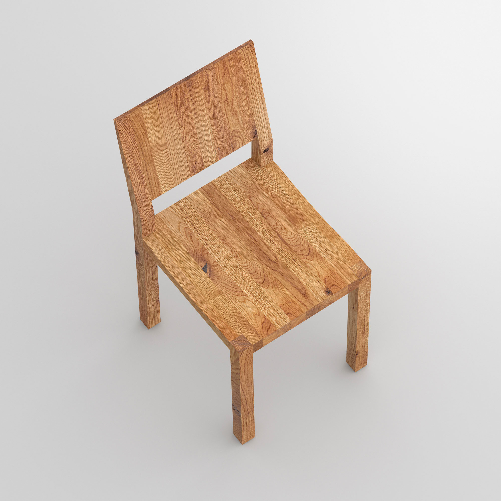 Solid Wood Chair TAU cam2 custom made in solid wood by vitamin design