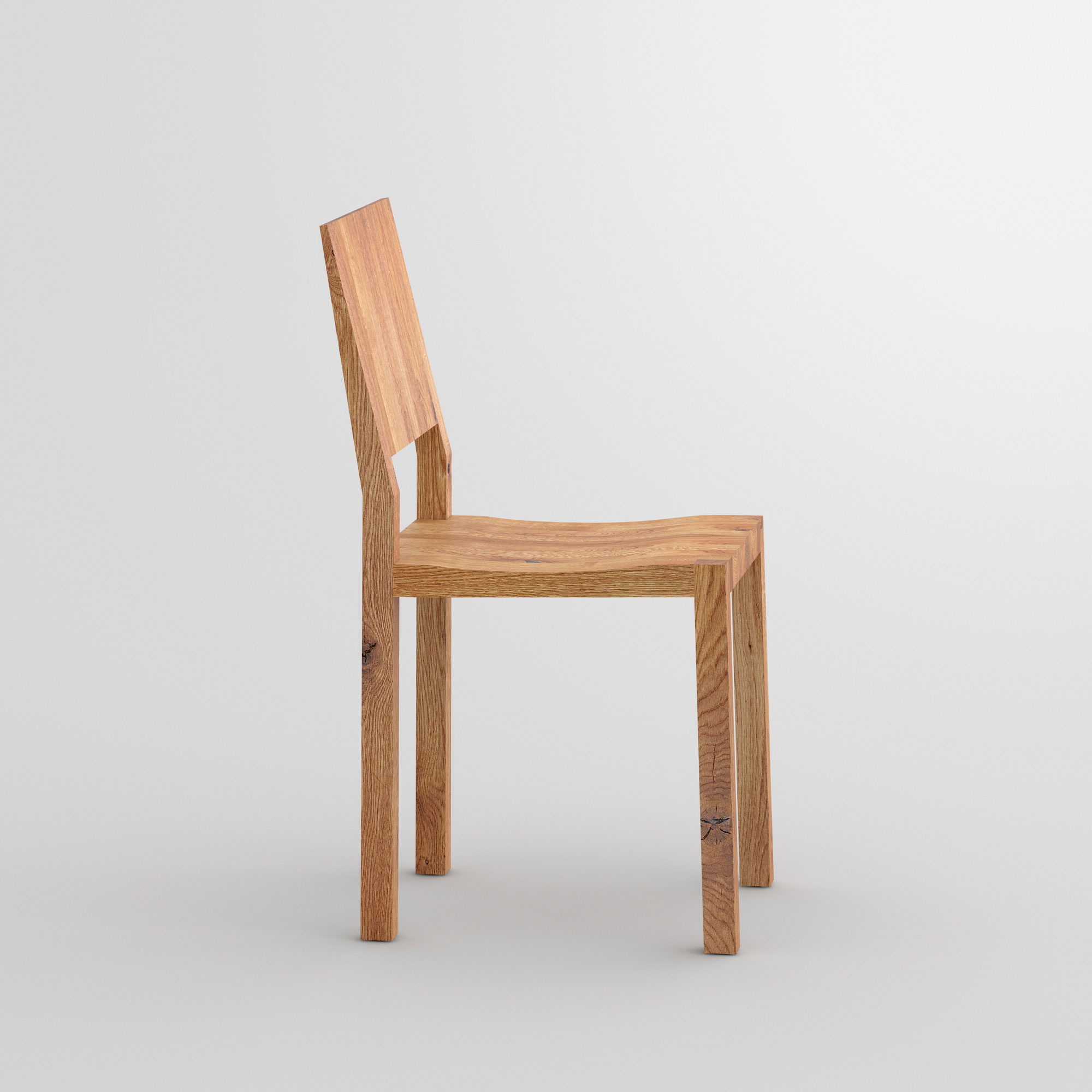 Solid Wood Chair TAU cam4 custom made in solid wood by vitamin design