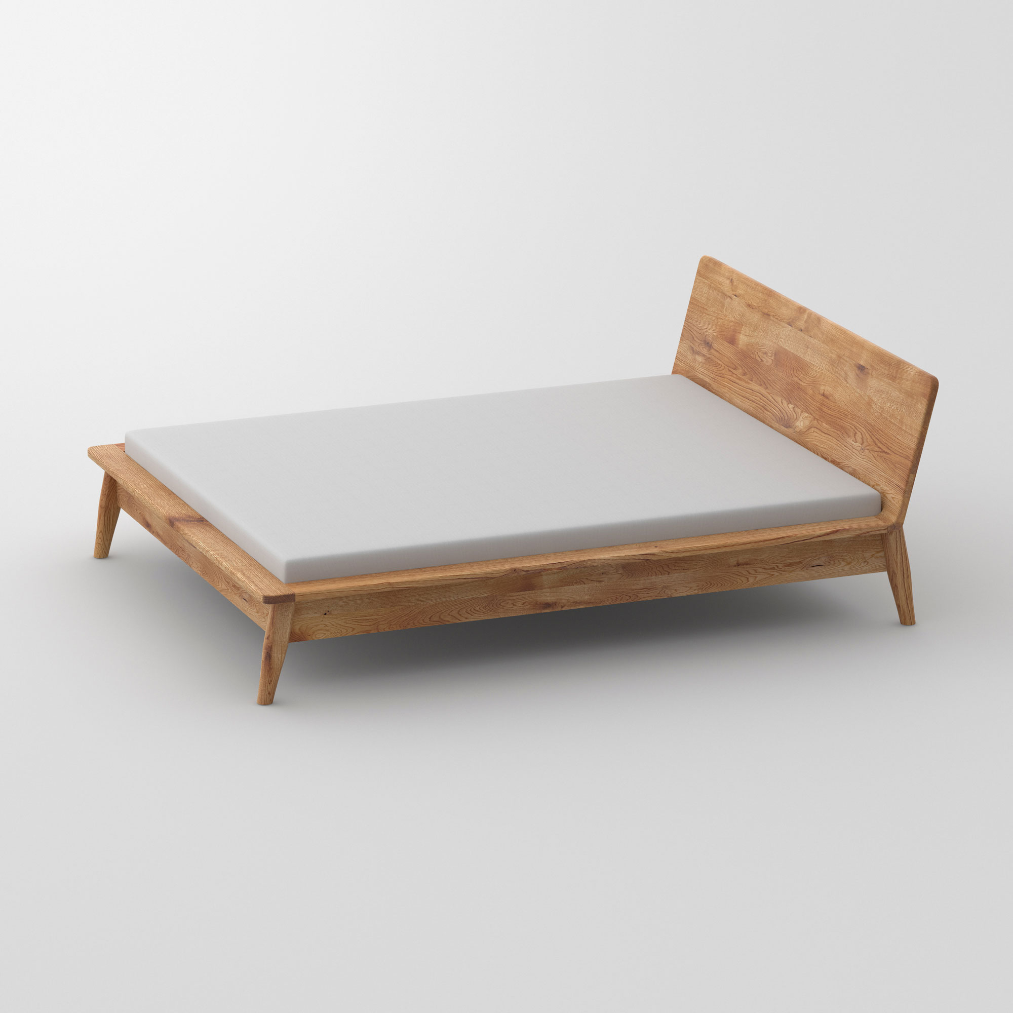Designer Bed AETAS cam2 custom made in solid wood by vitamin design