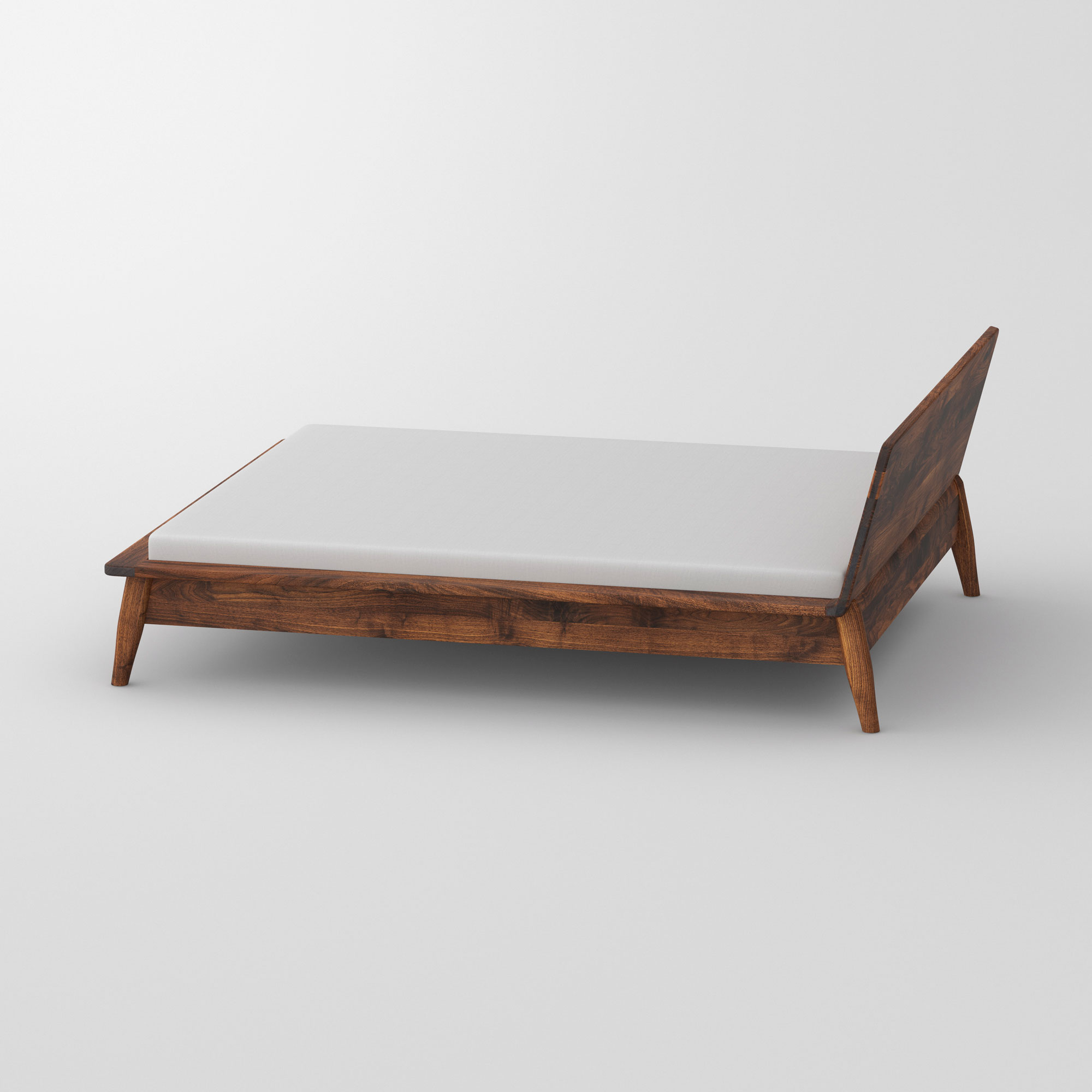 Designer Bed AETAS cam1 custom made in solid wood by vitamin design