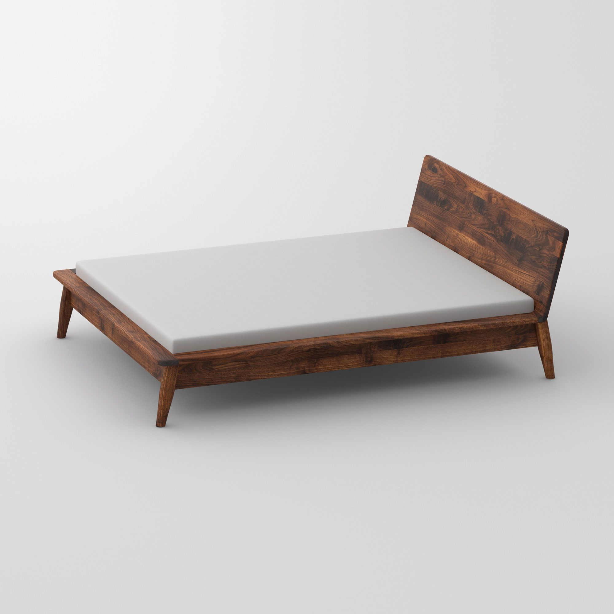 Designer Bed AETAS cam2 custom made in solid wood by vitamin design