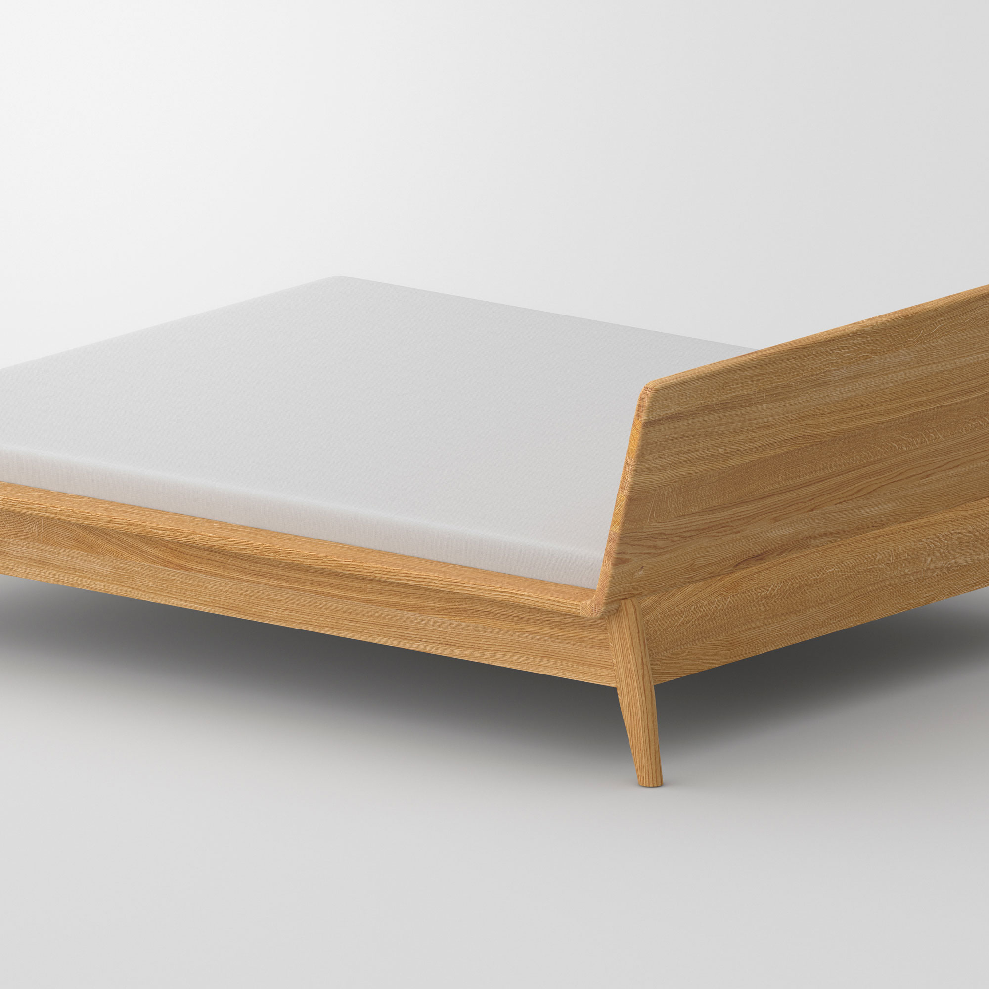 Designer Bed AETAS cam4 custom made in solid wood by vitamin design