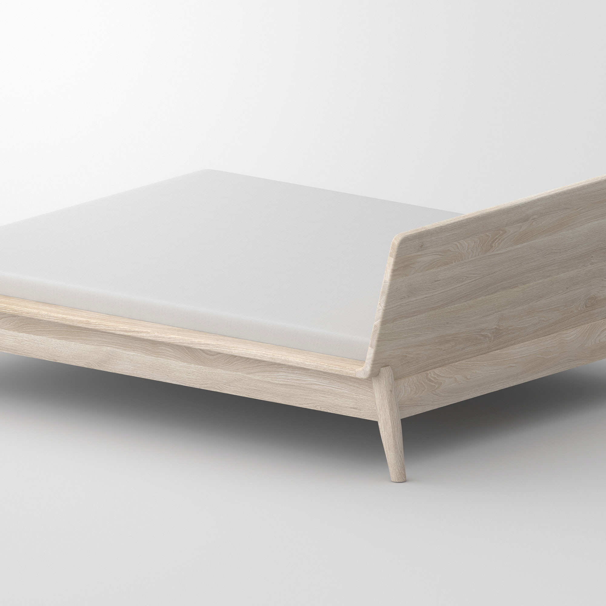 Designer Bed AETAS cam4 custom made in solid wood by vitamin design
