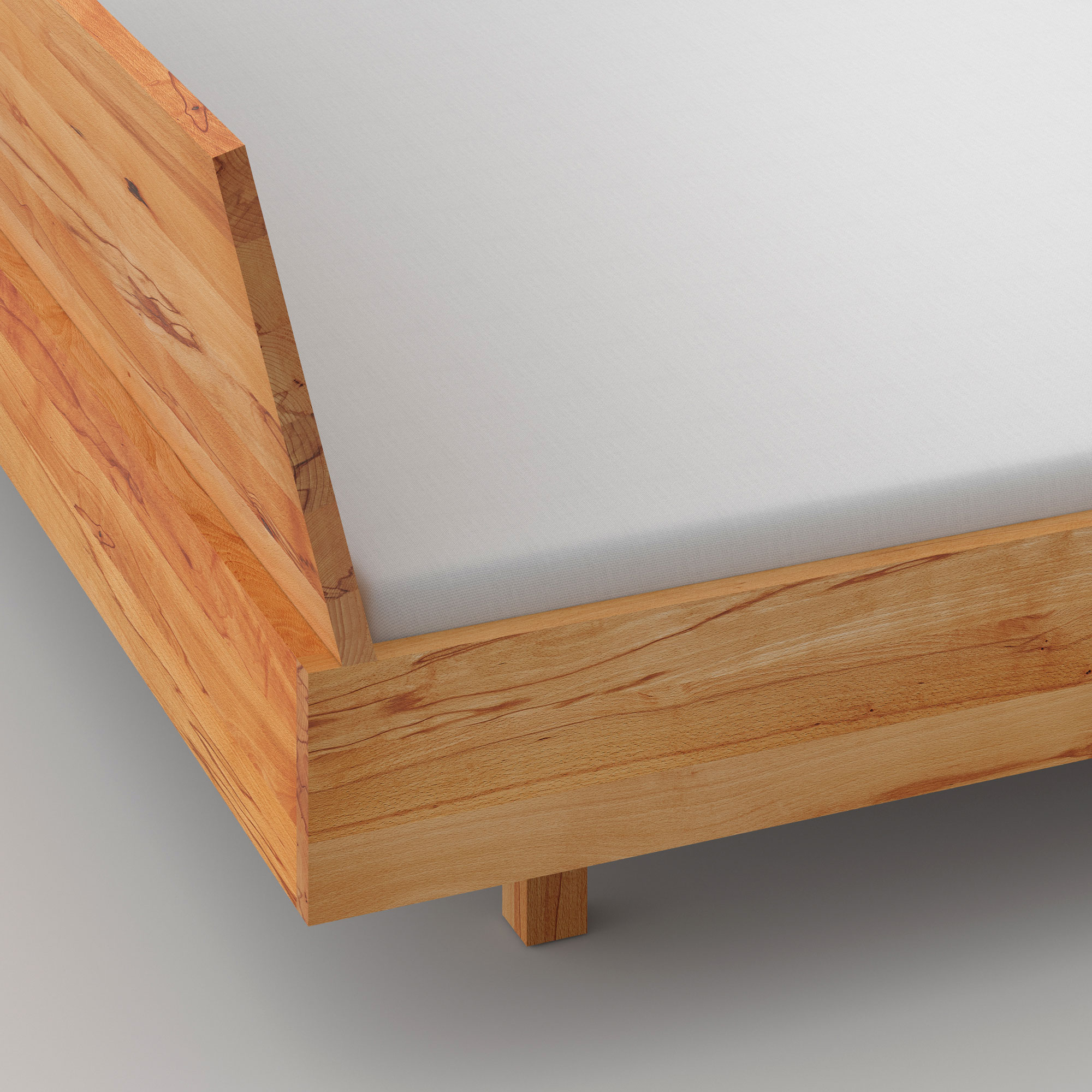 Design Bed QUADRA cam4 custom made in solid wood by vitamin design