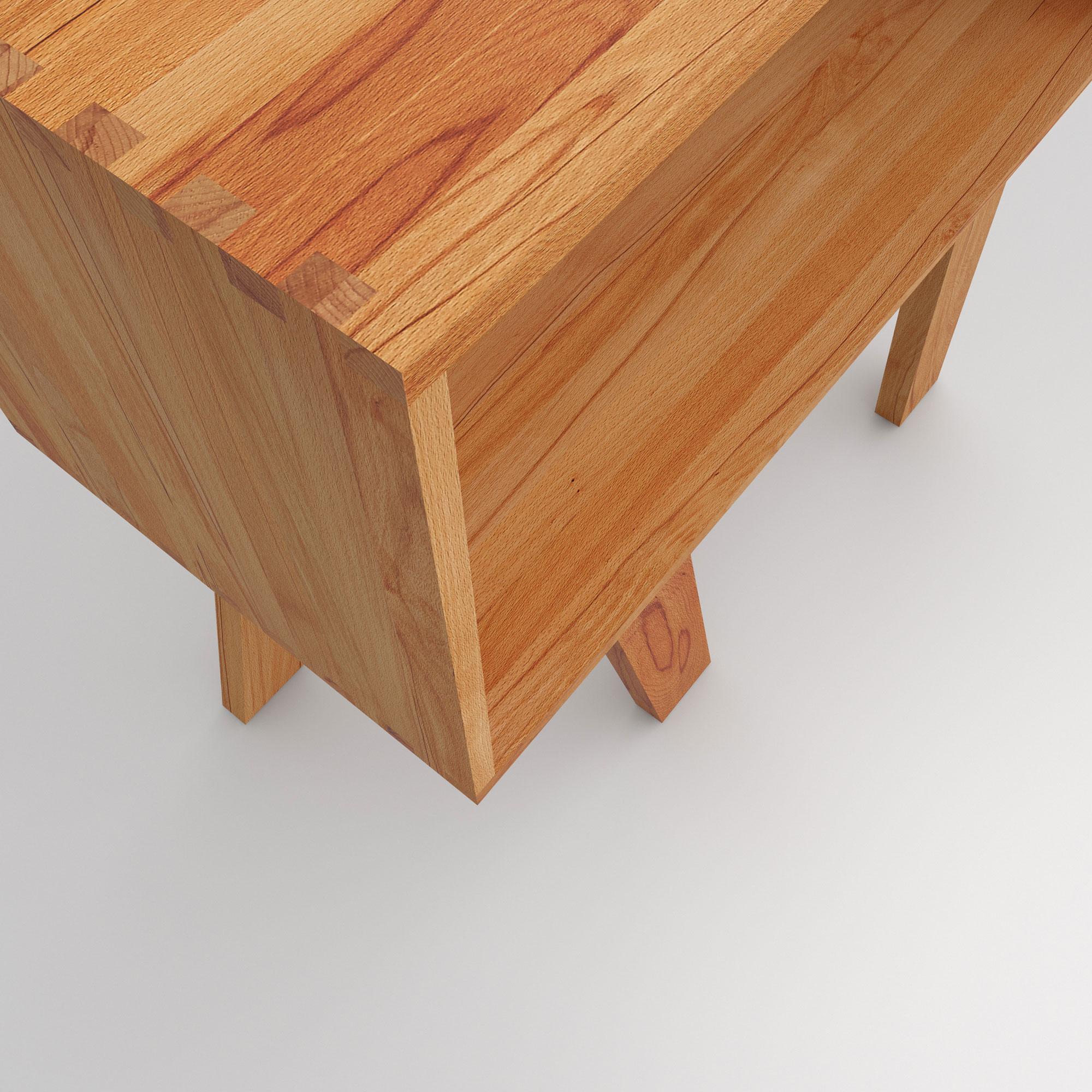 Designer Solid Wood Shelf GO cam4 custom made in solid wood by vitamin design