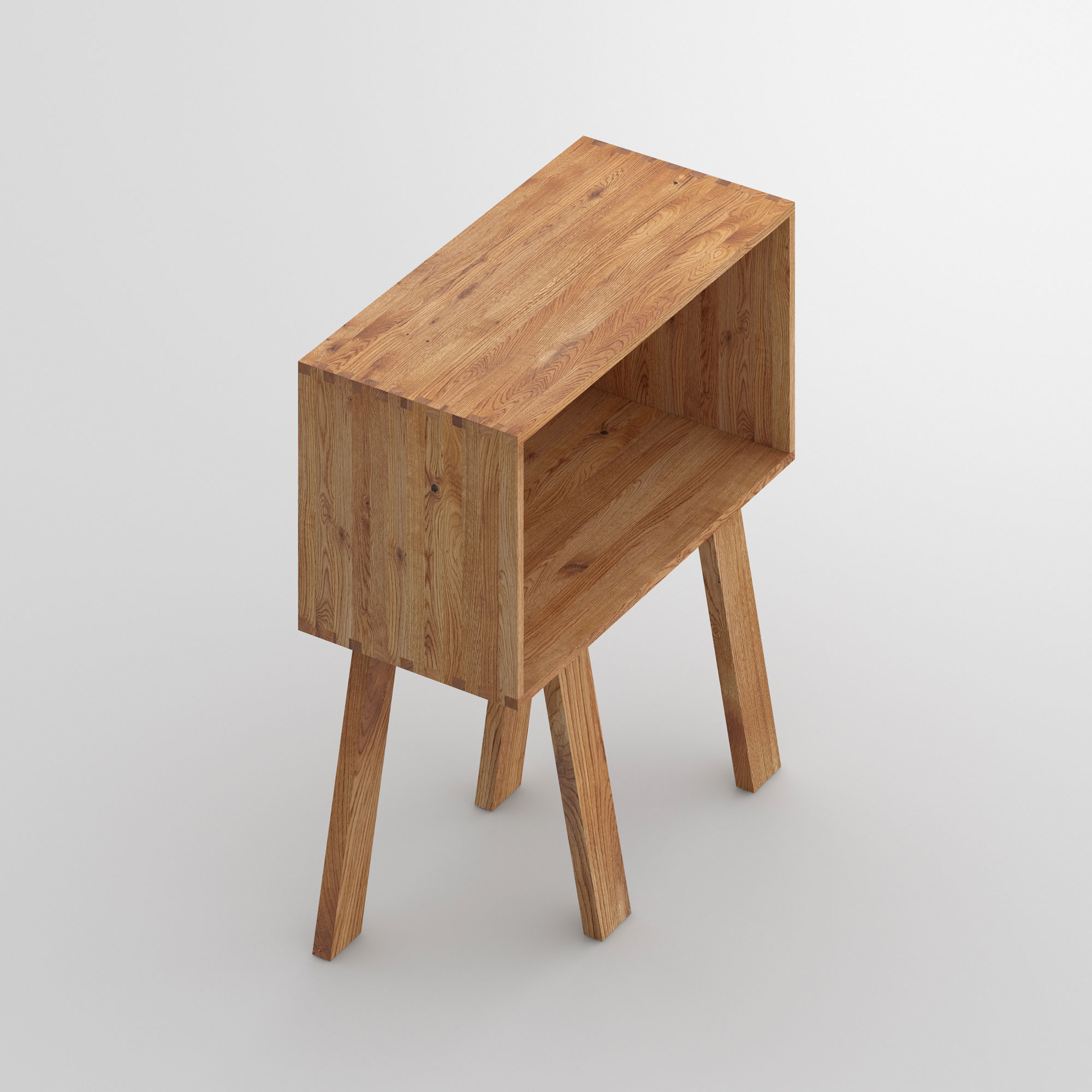 Solid Wood Shelf GO RW cam1 custom made in solid wood by vitamin design