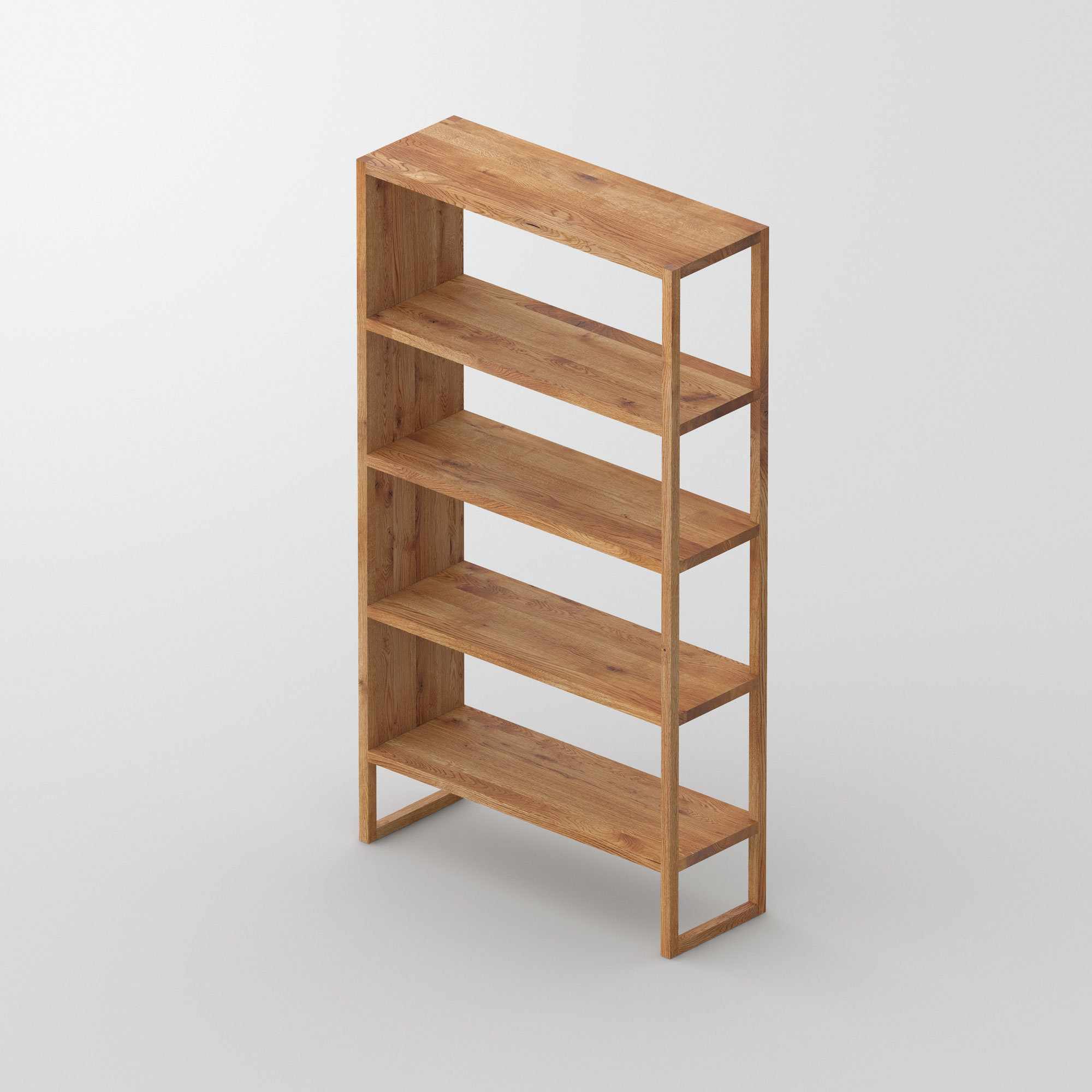 Linoleum Wood Shelf SENA cam3 custom made in solid wood by vitamin design