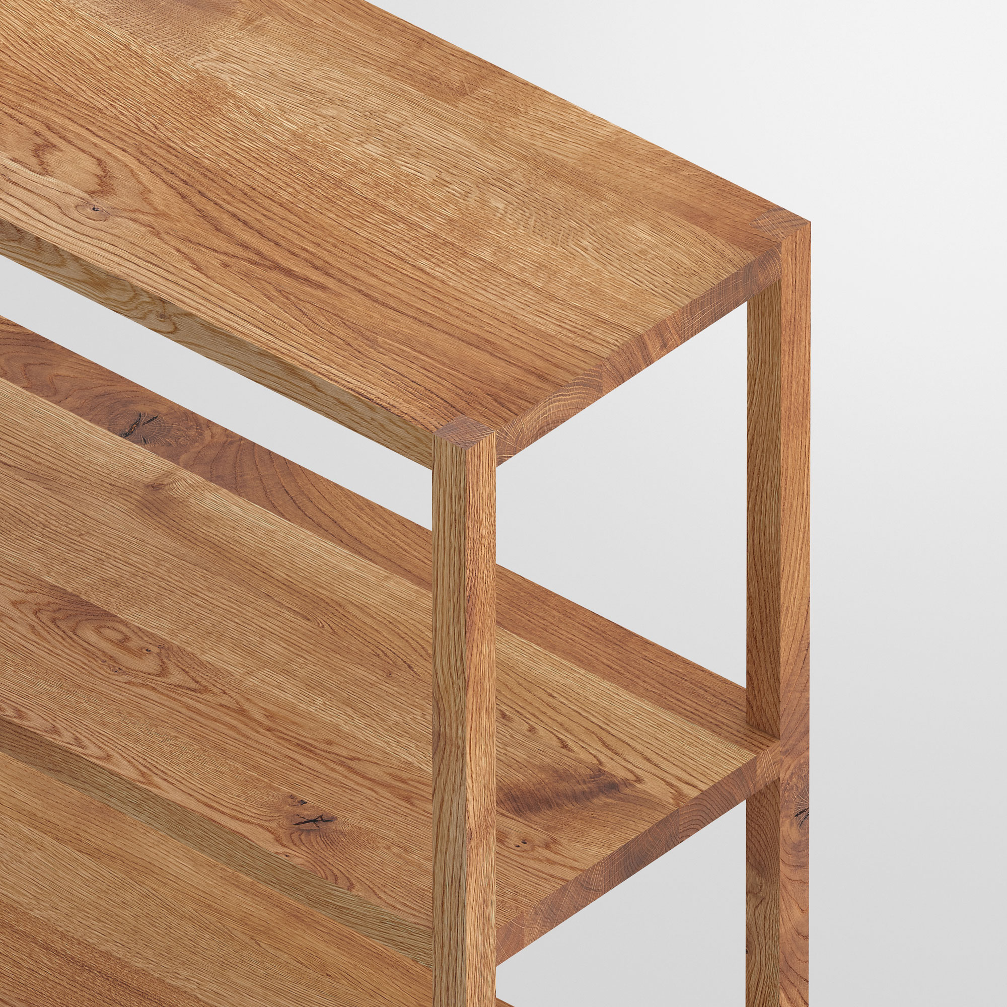 Linoleum Wood Shelf SENA cam4 custom made in solid wood by vitamin design