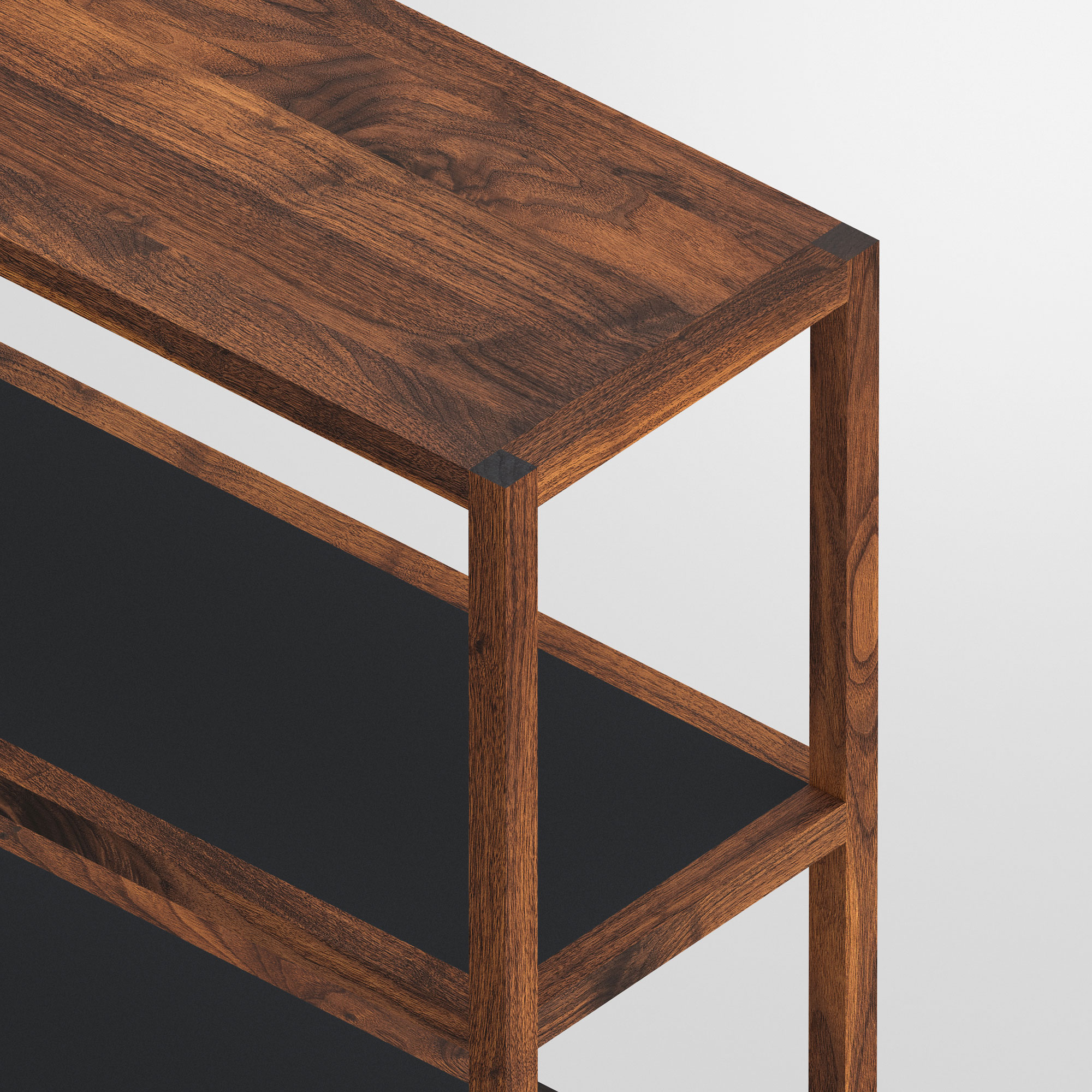 Linoleum Wood Shelf SENA cam4 custom made in solid wood by vitamin design