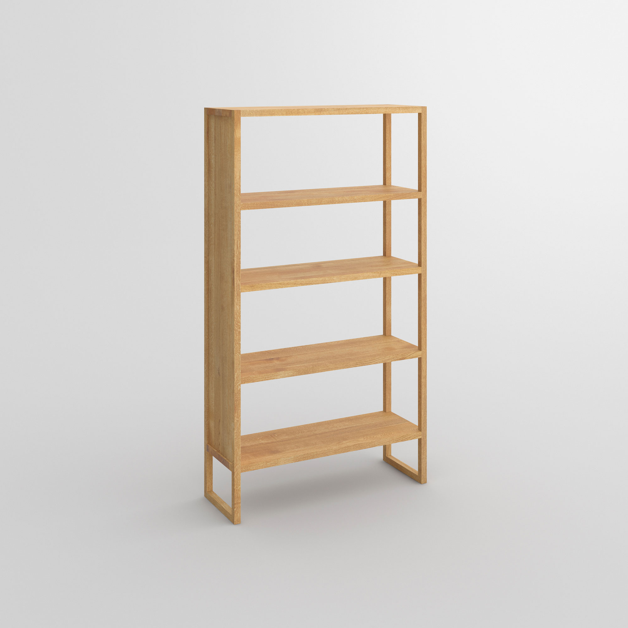 Linoleum Wood Shelf SENA cam1 custom made in solid wood by vitamin design
