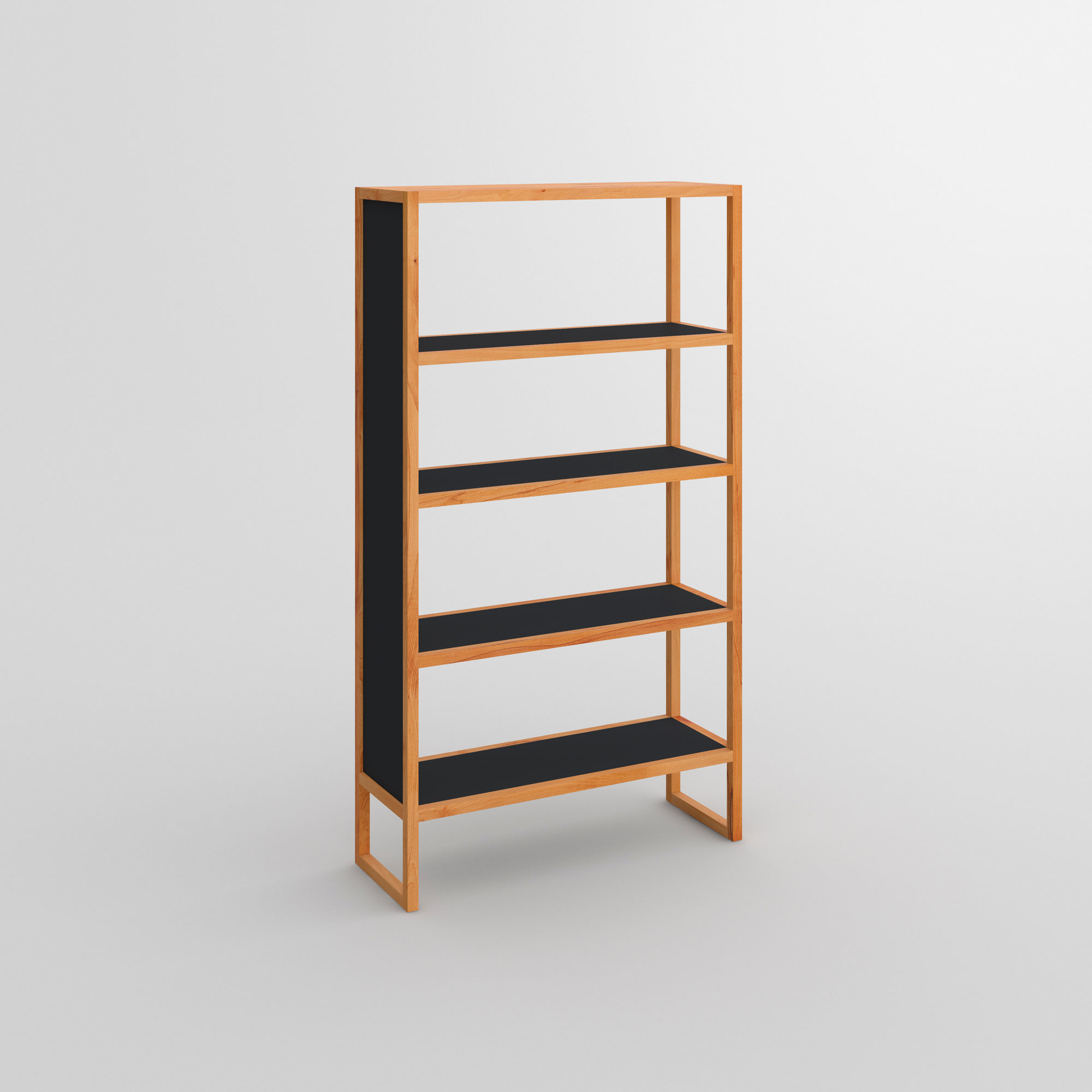 Linoleum Wood Shelf SENA cam1 custom made in solid wood by vitamin design