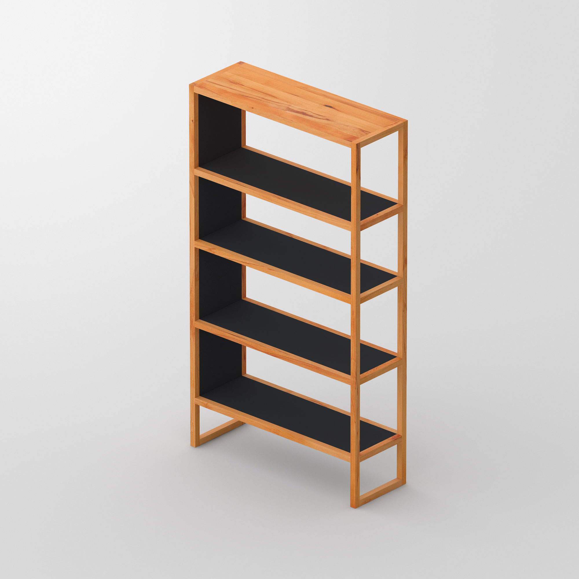 Linoleum Wood Shelf SENA cam3 custom made in solid wood by vitamin design