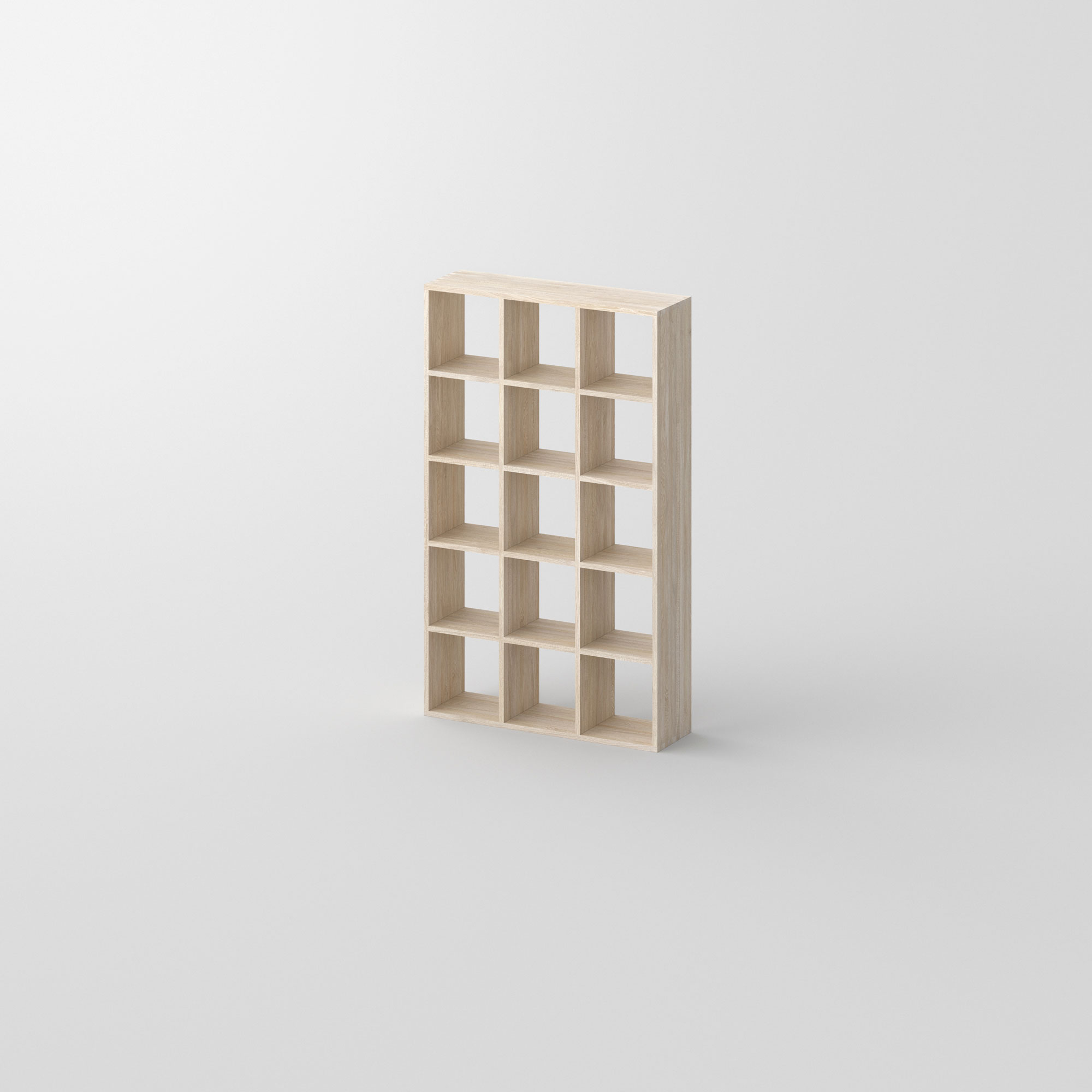 Designer Wood Shelf PISA G cam1 custom made in solid wood by vitamin design