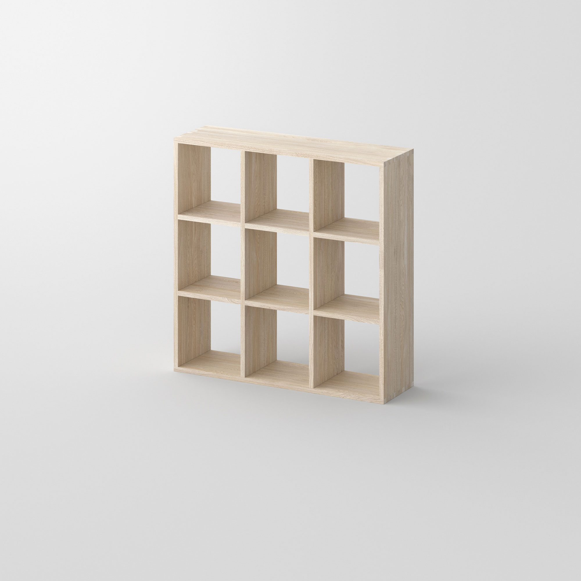 Designer Wood Shelf PISA G cam1 custom made in solid wood by vitamin design
