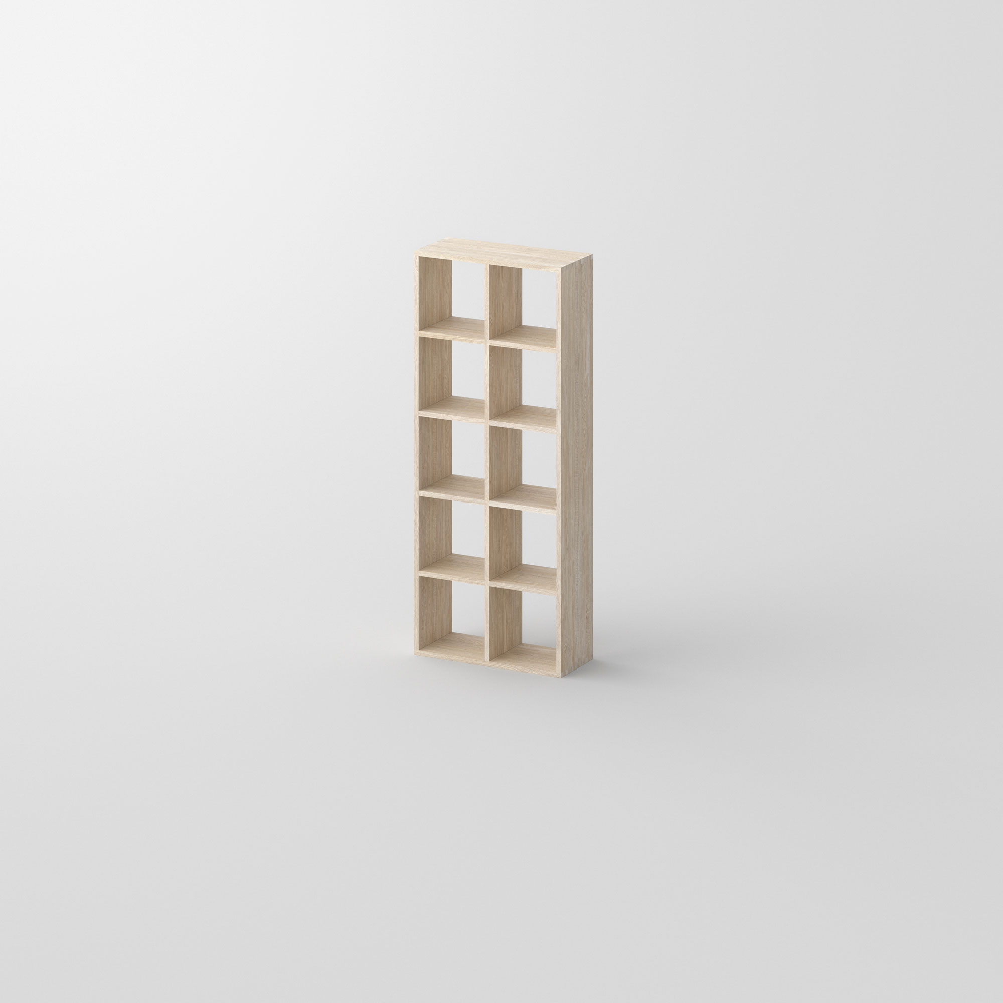 Designer Wood Shelf PISA G cam1 custom made in solid wood by vitamin design