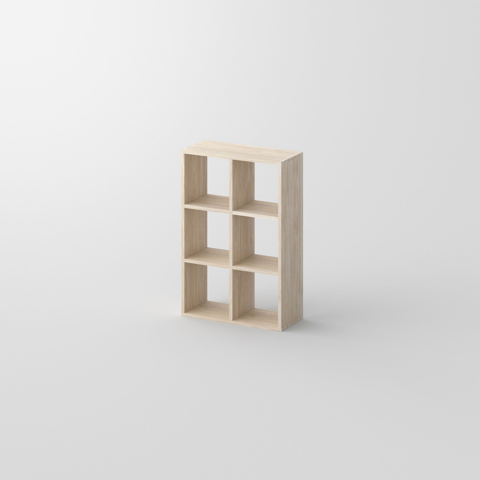 Designer Wood Shelf PISA G cam1 custom made in solid wood by vitamin design