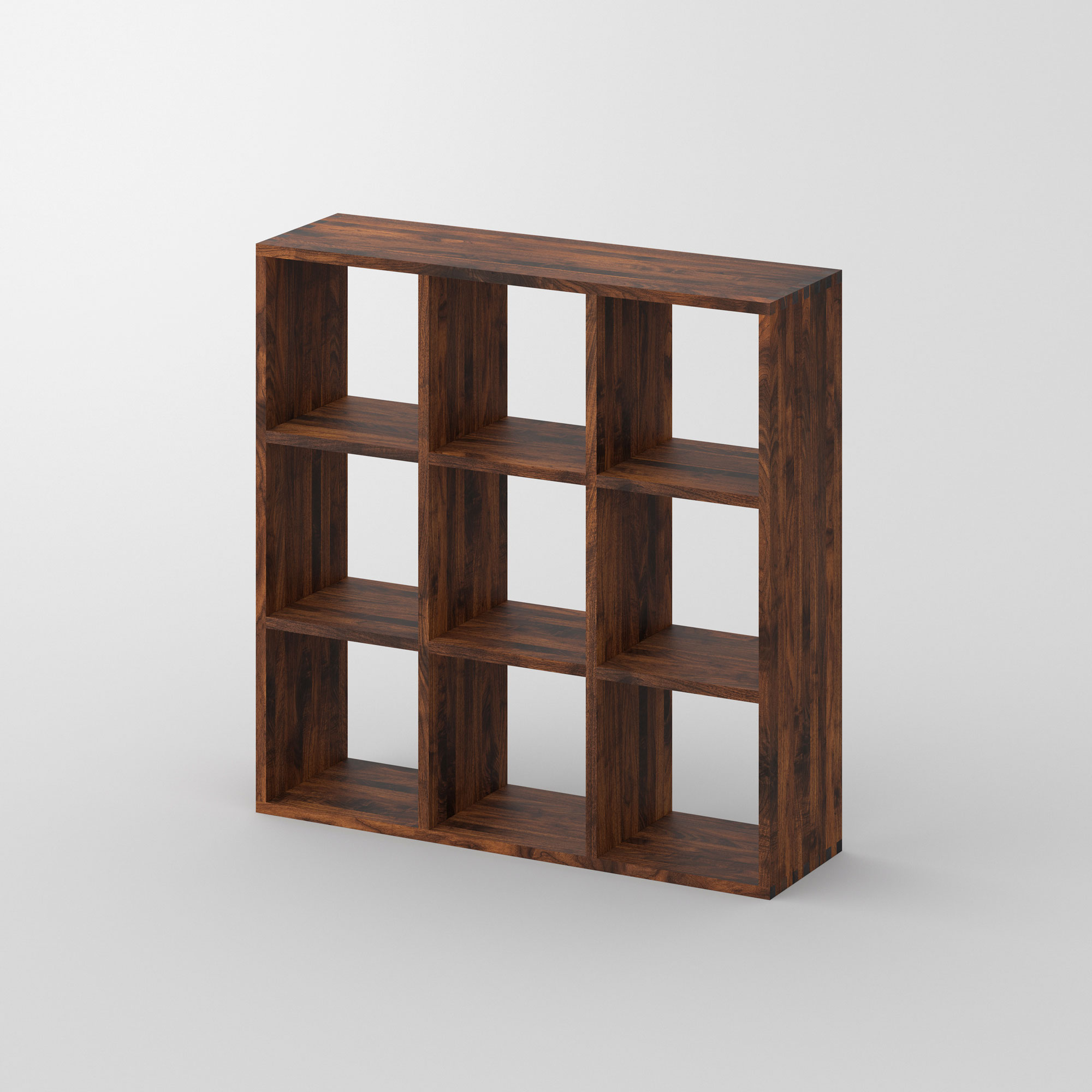 Designer Wood Shelf PISA G cam1 custom made in solid wood by vitamin design
