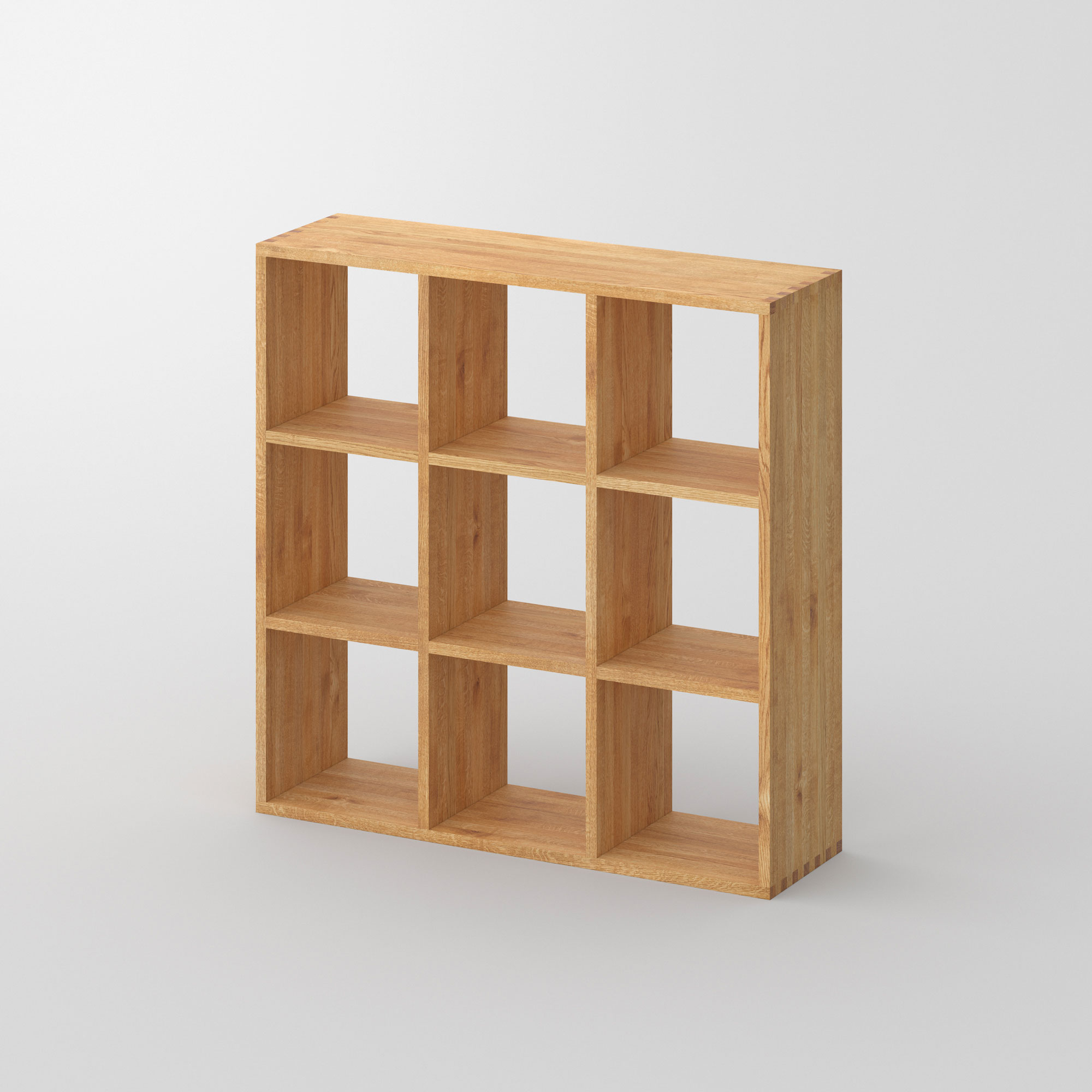 Designer Wood Shelf PISA G cam1 custom made in solid wood by vitamin design
