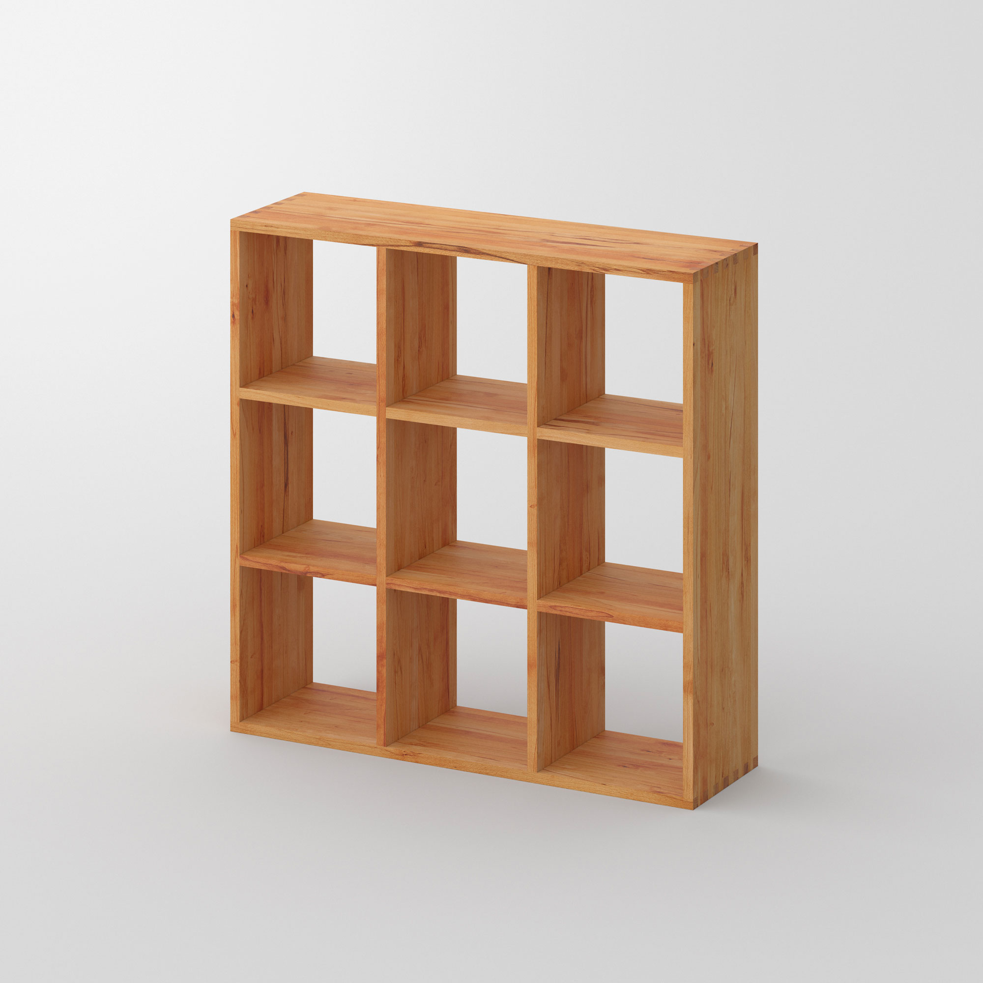 Designer Wood Shelf PISA G cam1 custom made in solid wood by vitamin design