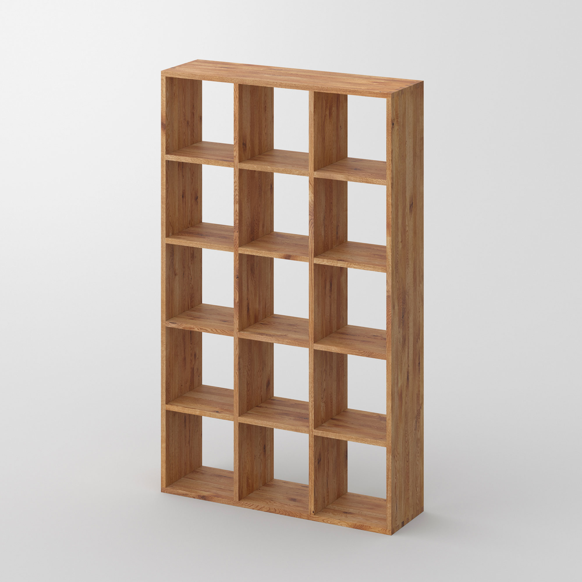 Designer Wood Shelf PISA G cam1 custom made in solid wood by vitamin design