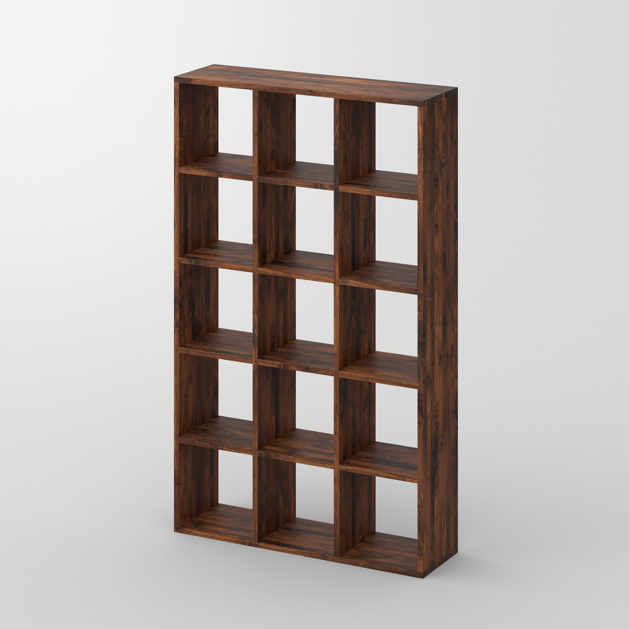 Designer Wood Shelf PISA G cam1 custom made in solid wood by vitamin design