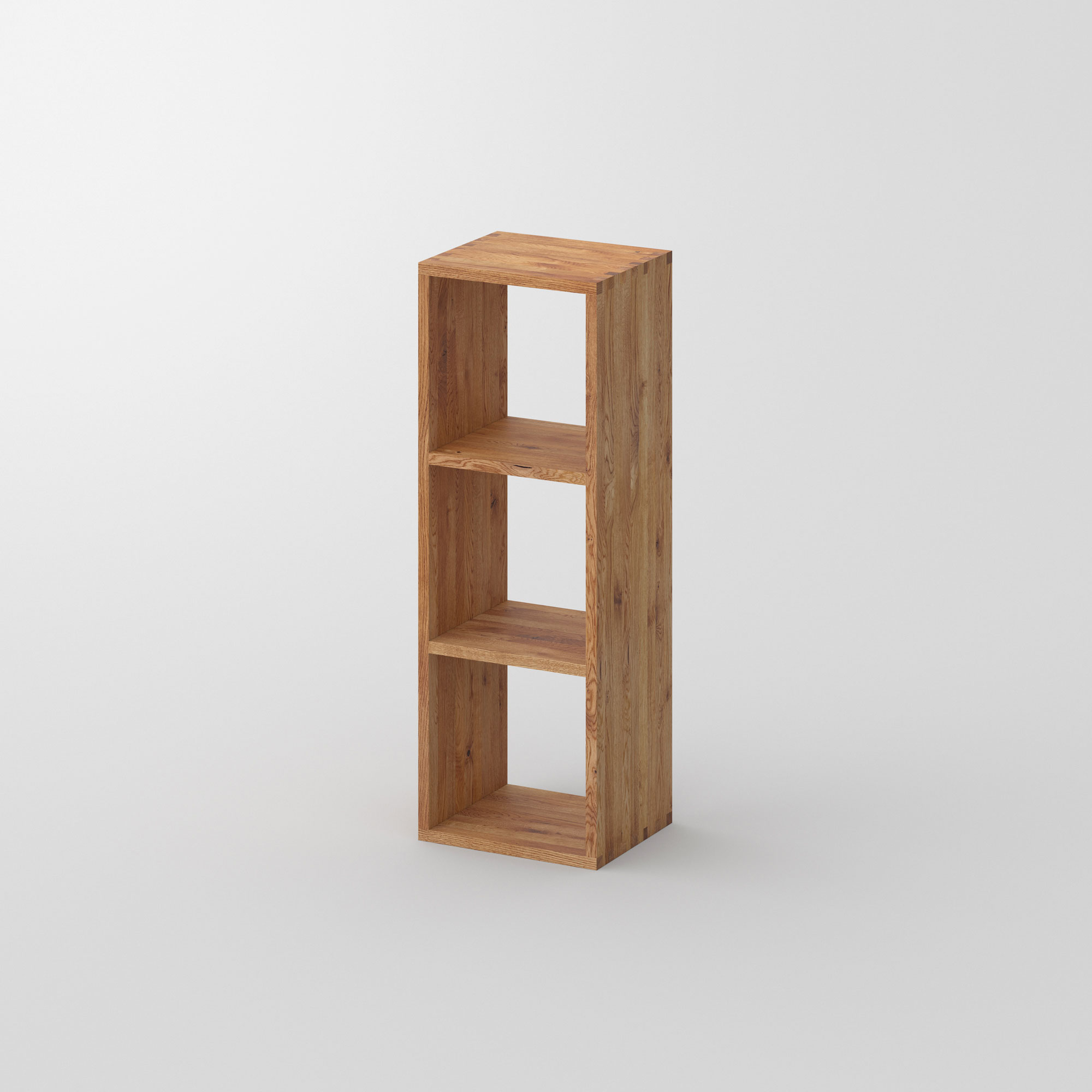 Designer Wood Shelf PISA G cam1 custom made in solid wood by vitamin design