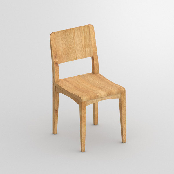 Solid Wood Chair INTUS cam1 custom made in Solid oak, oiled by vitamin design