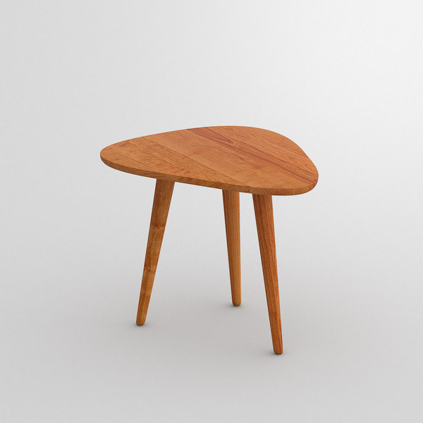 Oval Coffee Table AMBIO-SPACE cam1 custom made in Solid American cherrywood, oiled by vitamin design